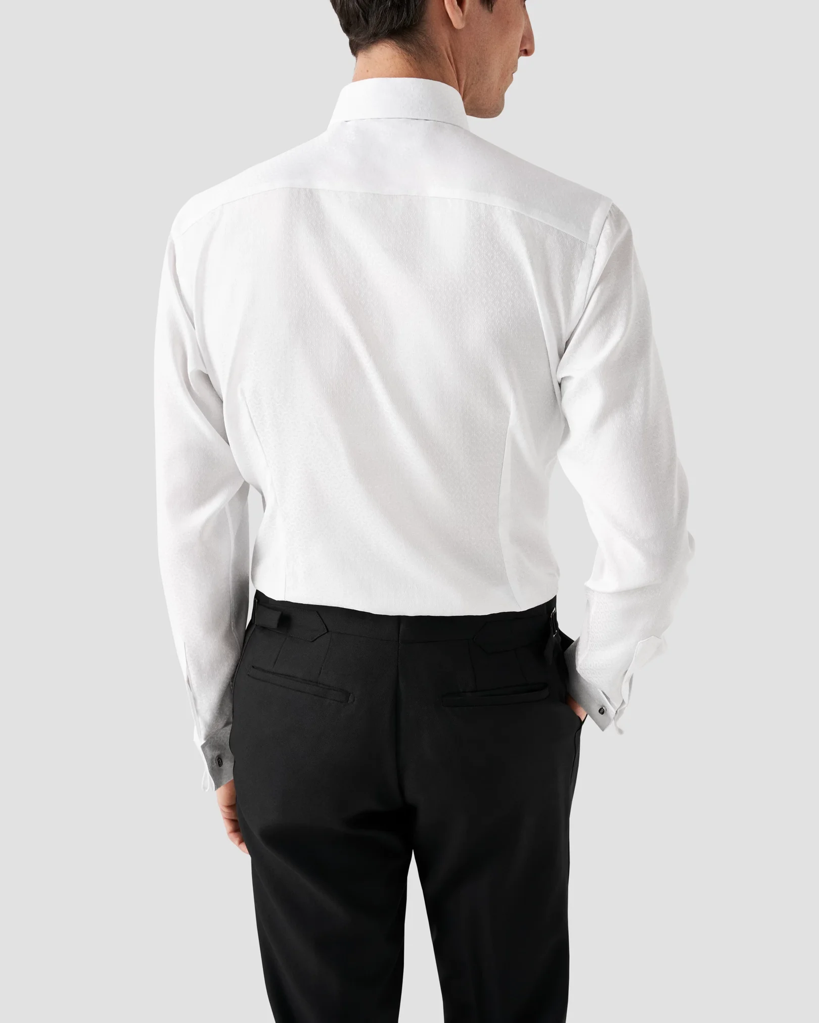 Eton - white marilyn jacquard