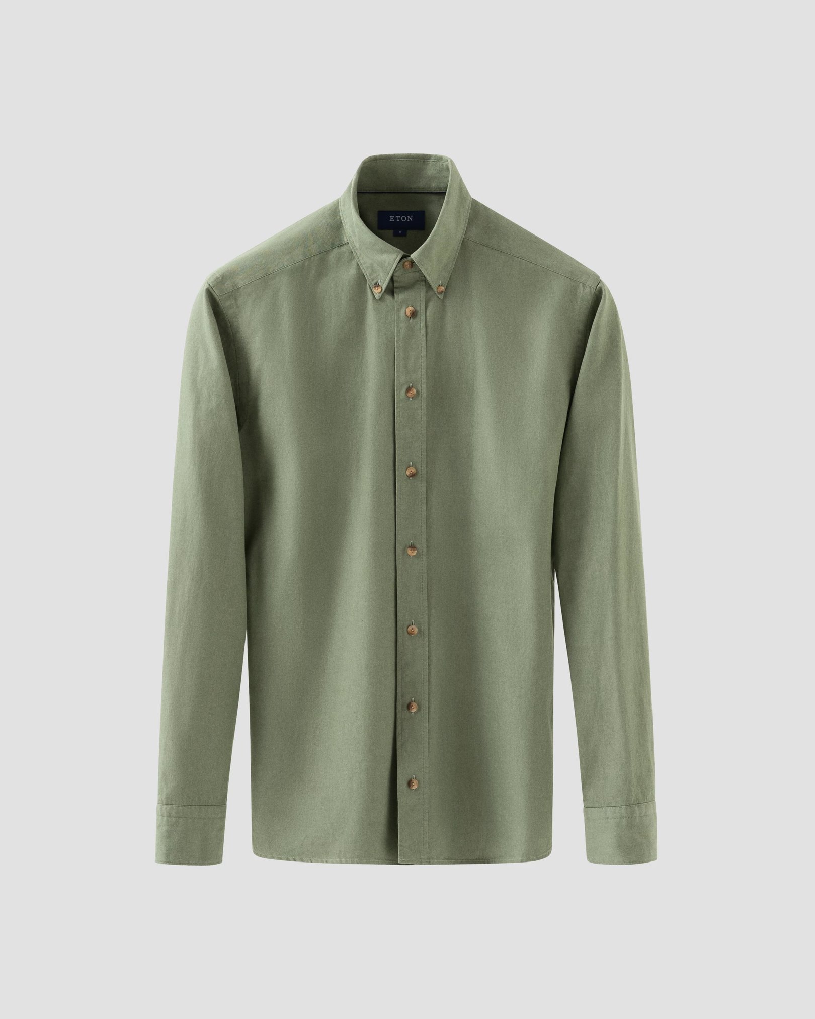 Eton - mid green heavy twill denim