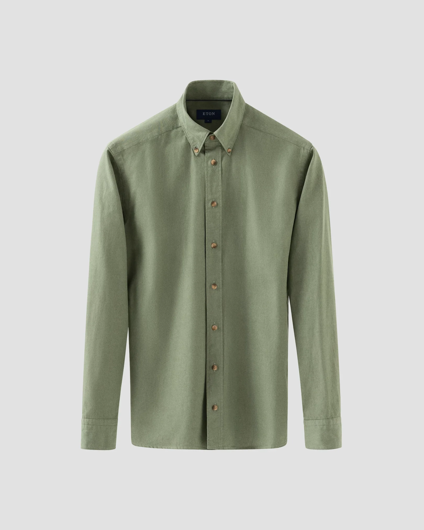 Eton - mid green heavy twill denim