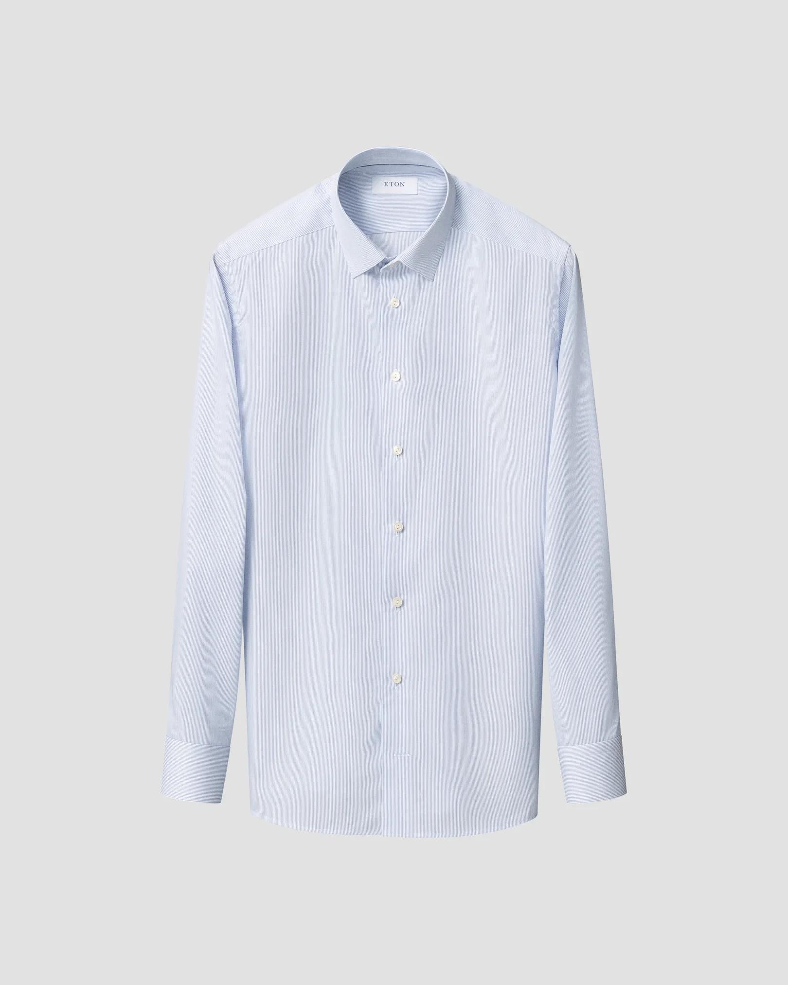 Eton - striped pointed collar shirt