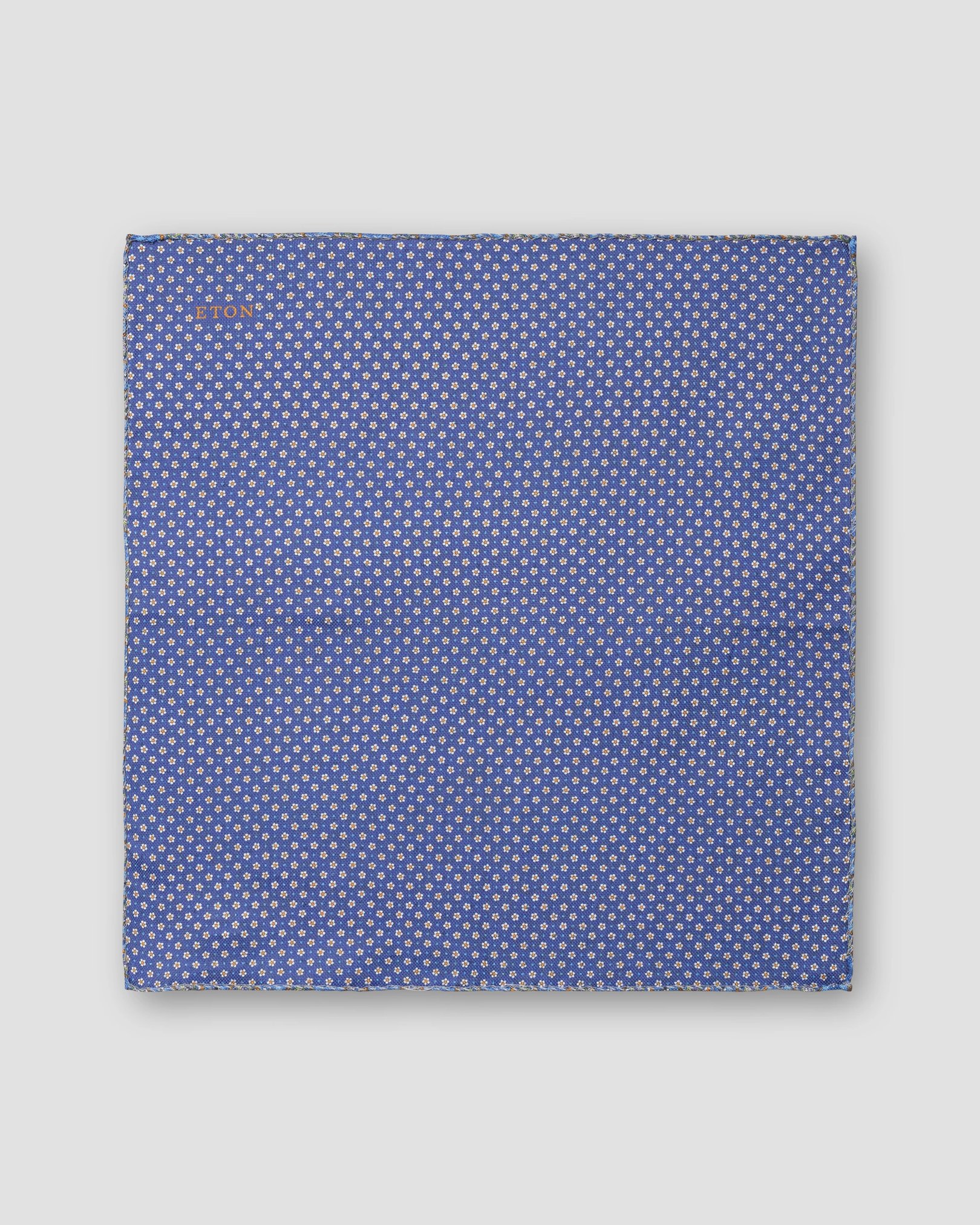 Eton - navy two face pocket sqaure