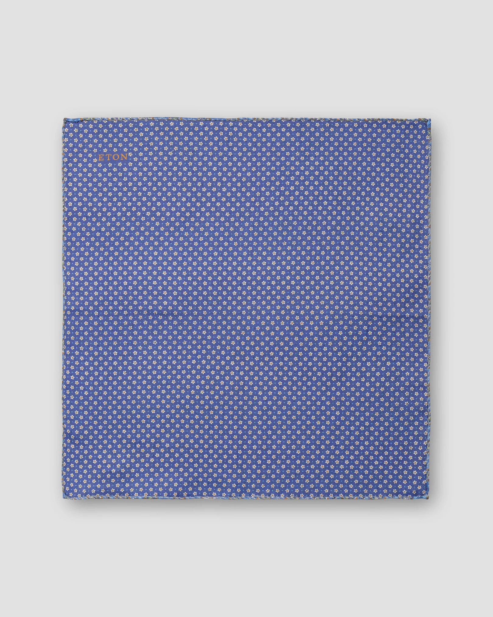 Eton - navy two face pocket sqaure