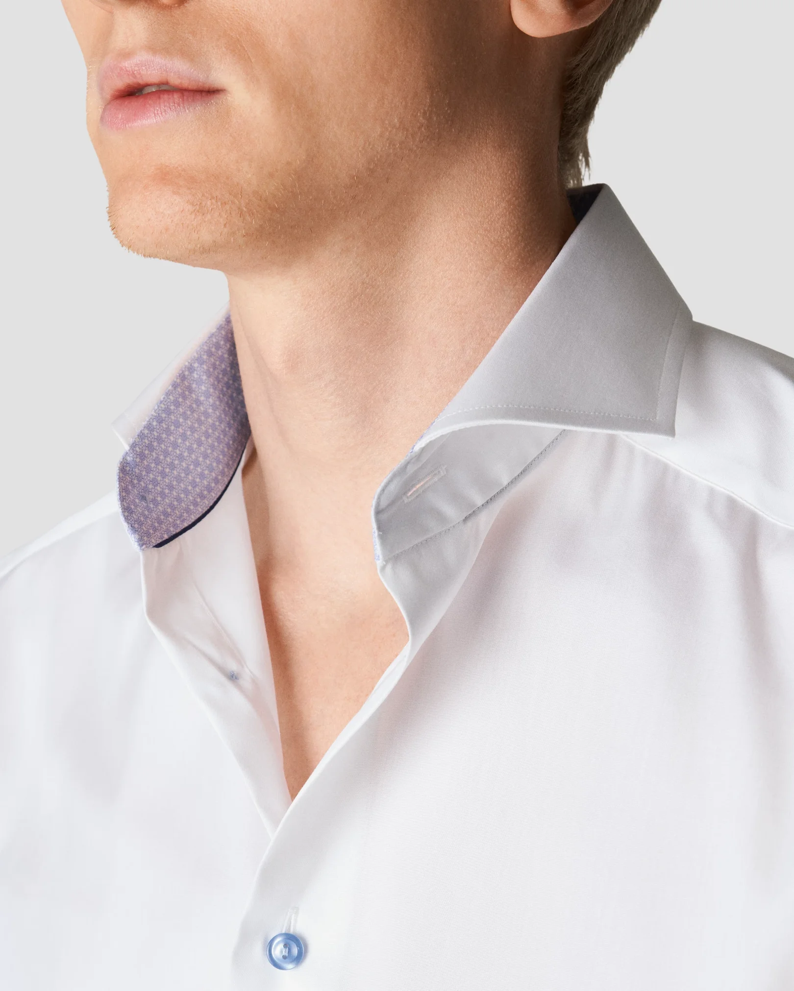 Eton - white poplin cut away single