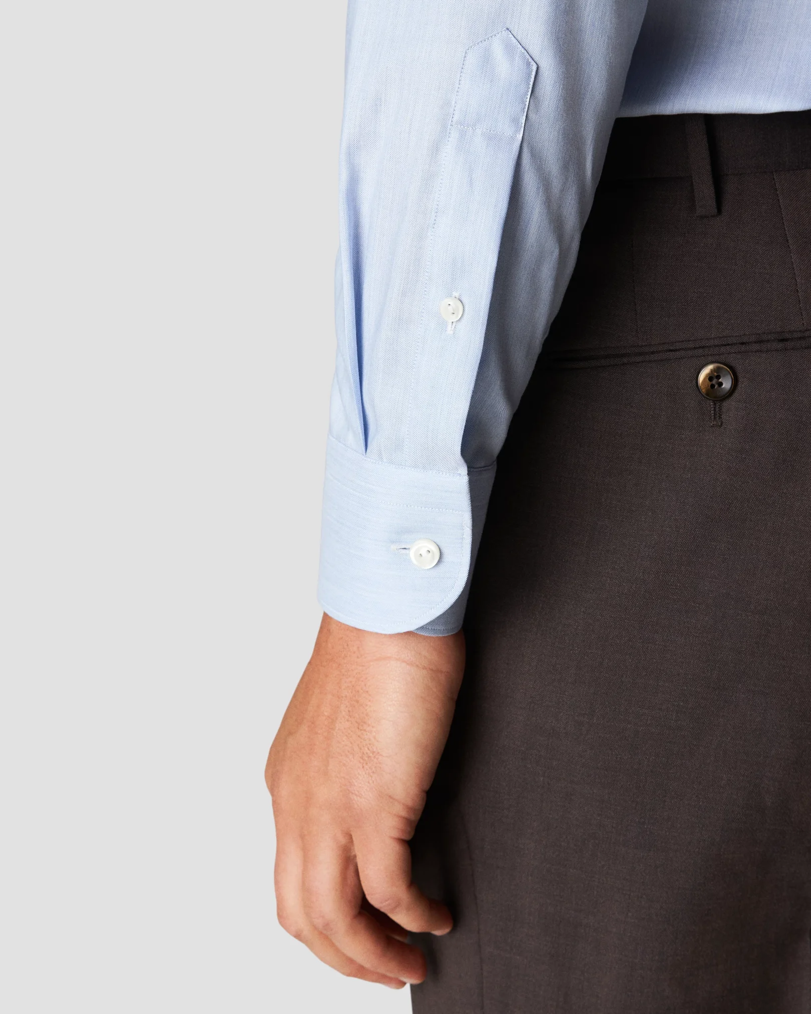 Eton - light blue signature oxford shirt