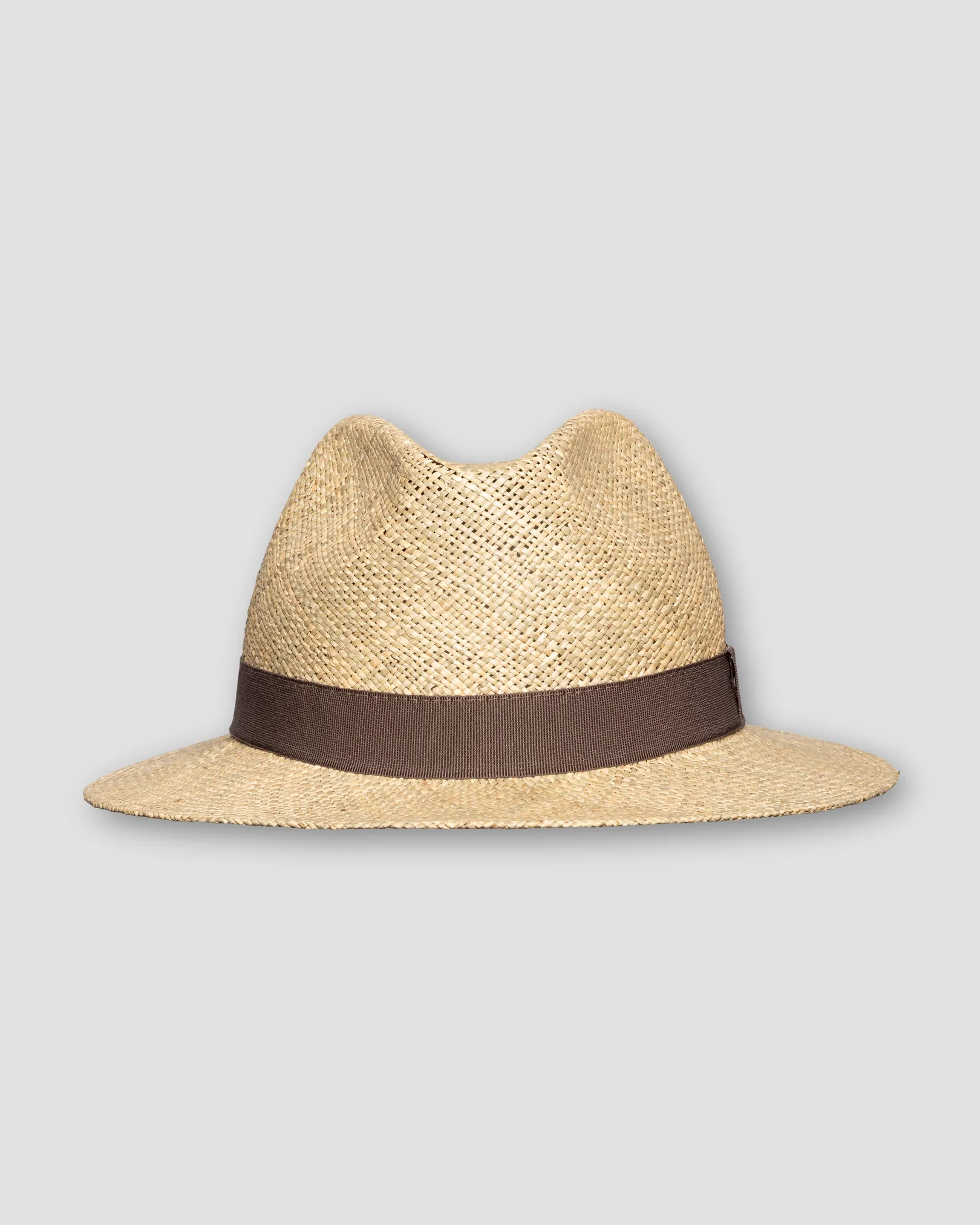 Eton - brown seagrass straw hat