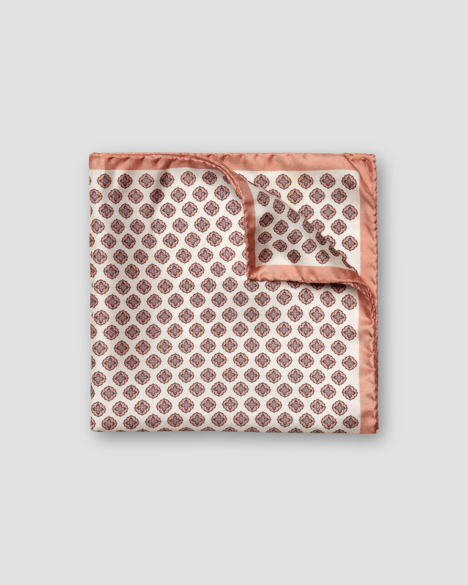 Eton - red geometric pocket square