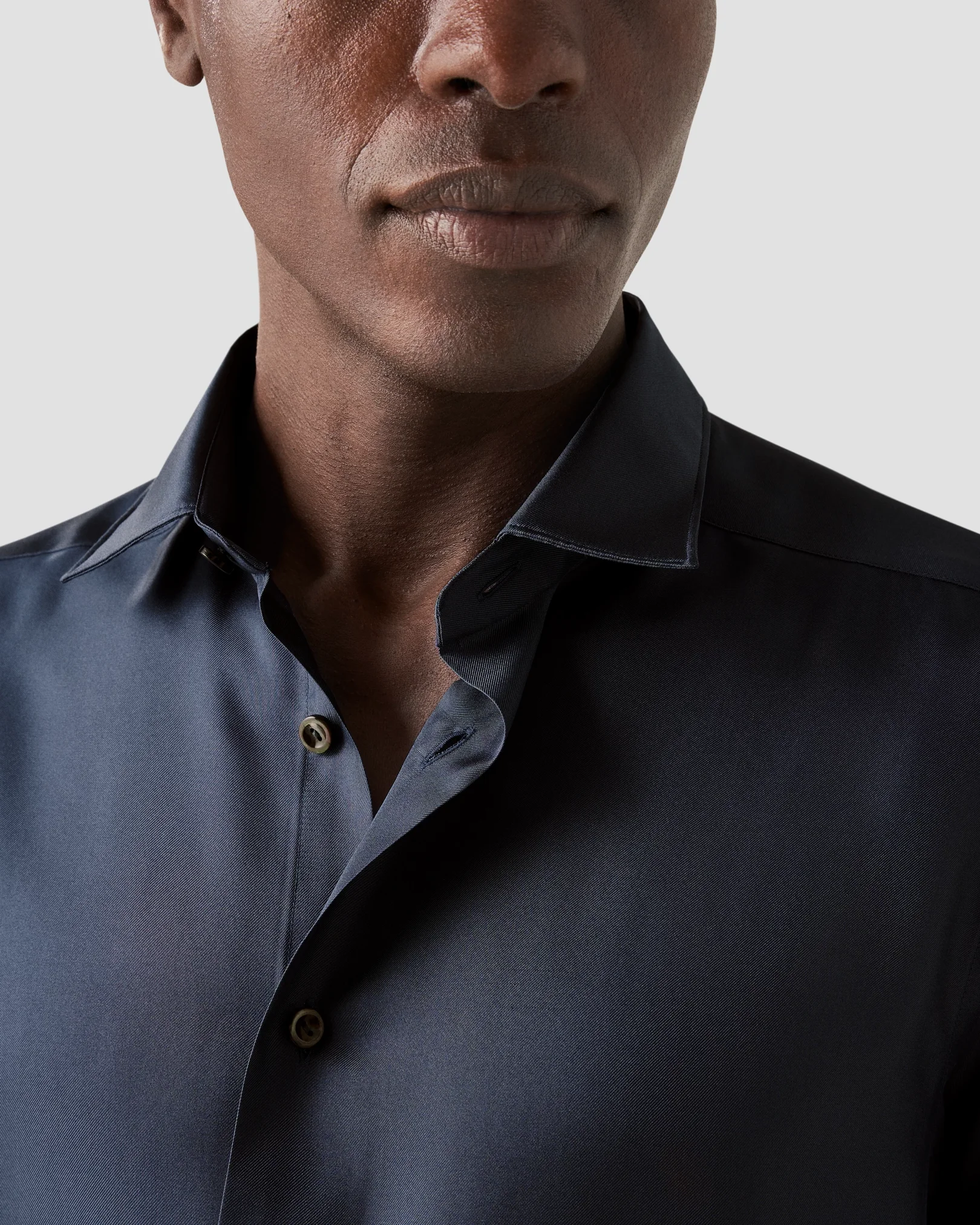 Eton - navy blue silk