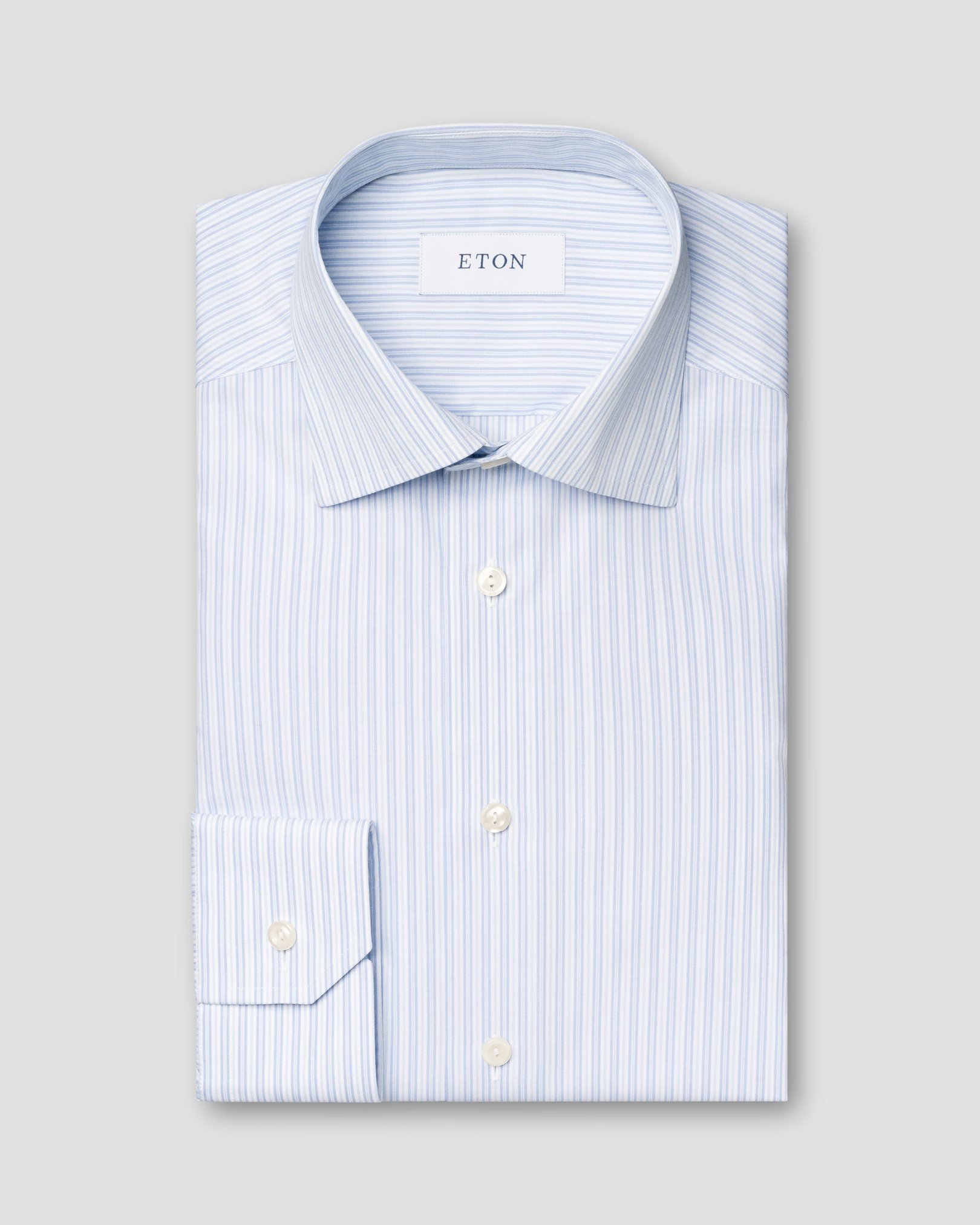 Eton - light blue poplin made to order
