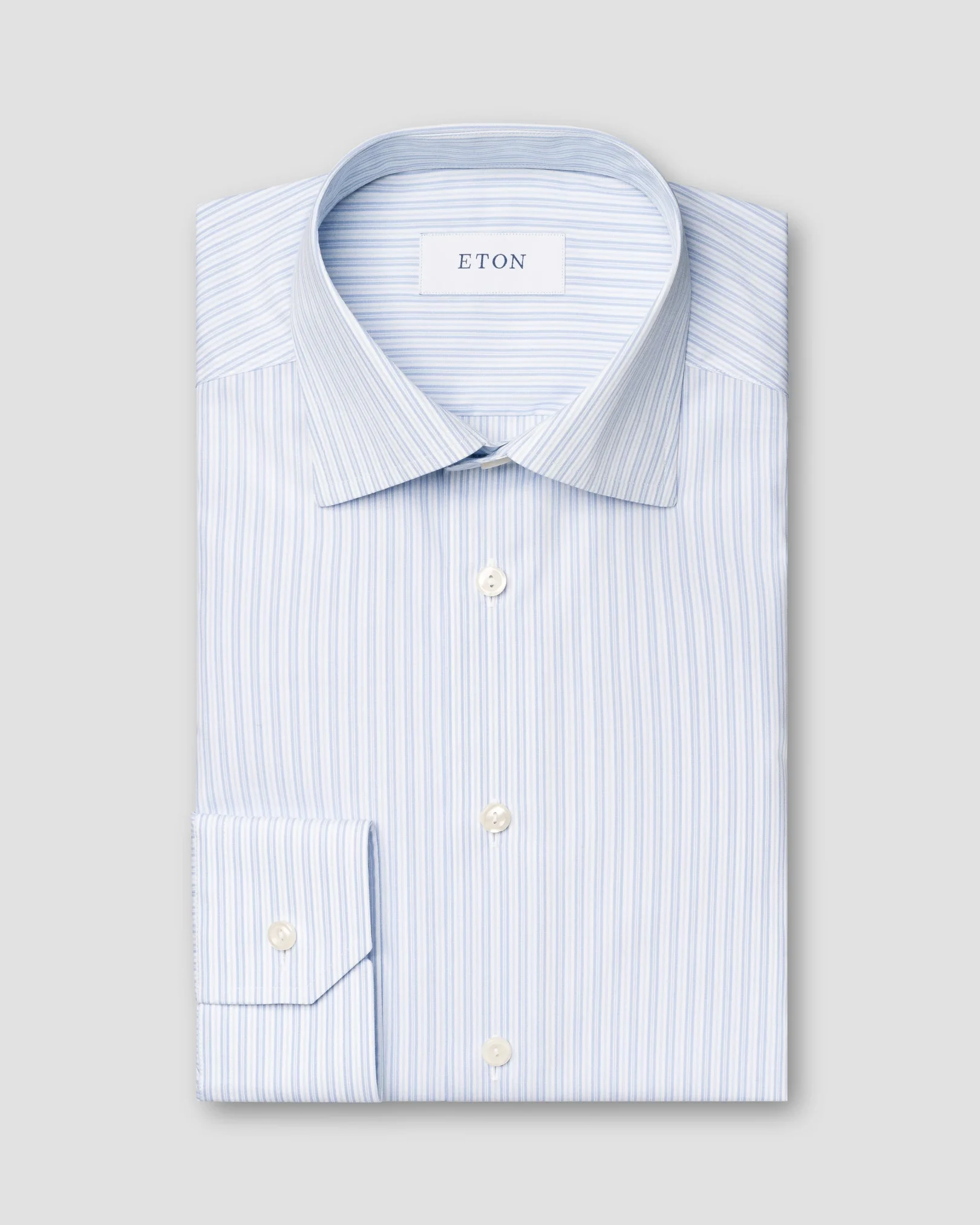 Eton - light blue poplin made to order