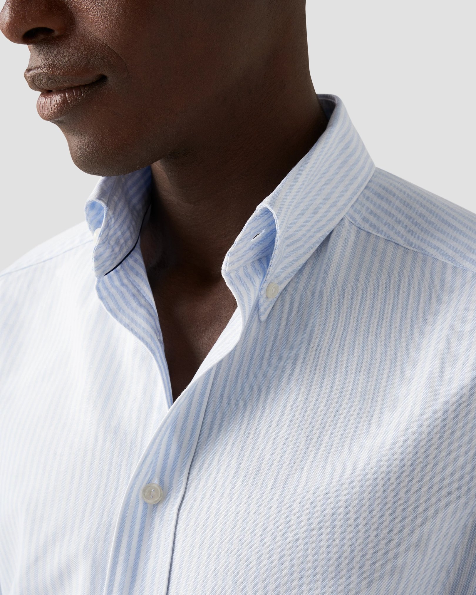 Eton - button down light blue oxford