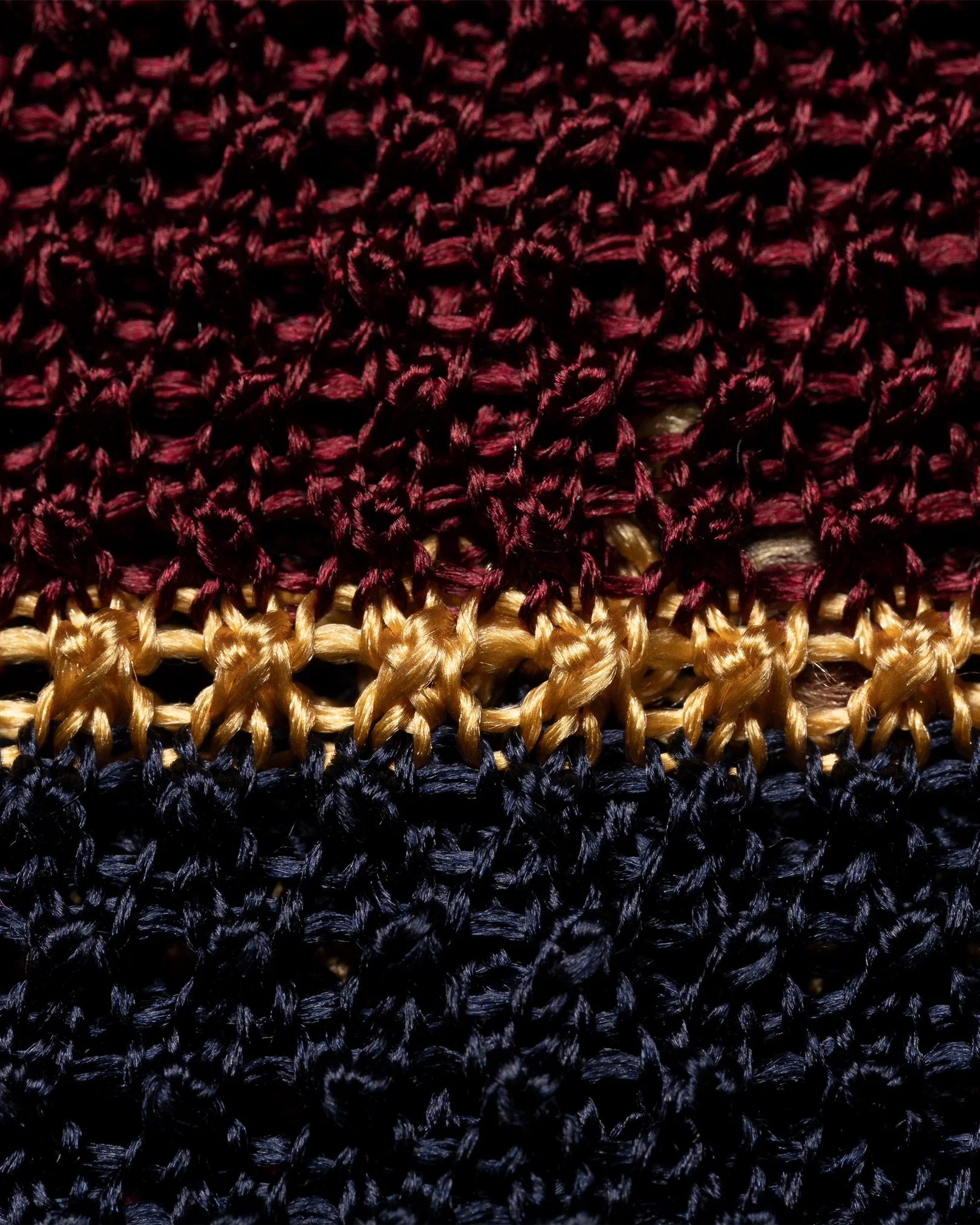 Eton - knitted ivy tie
