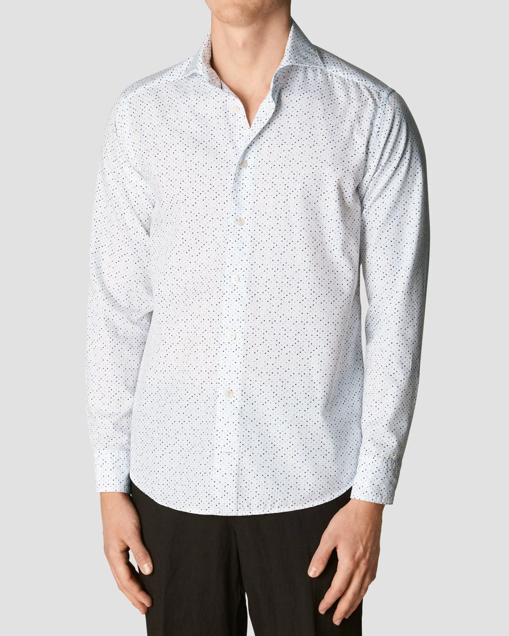 Eton - white cottontencel wide spread