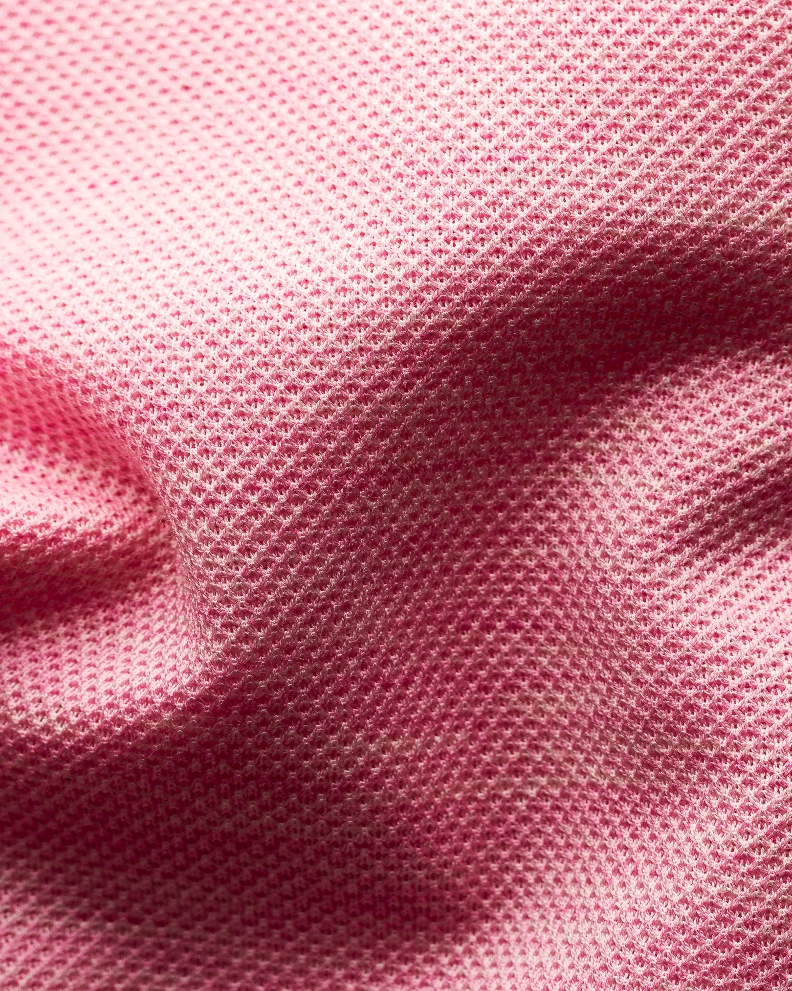 Eton - pink pique shirt long sleeved