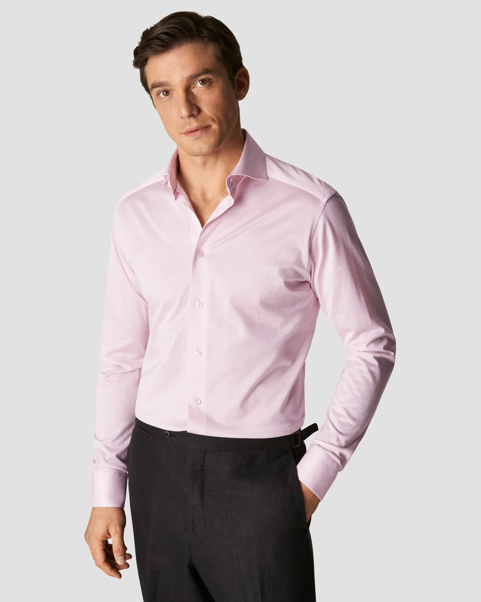Eton - pink jacquard widespread