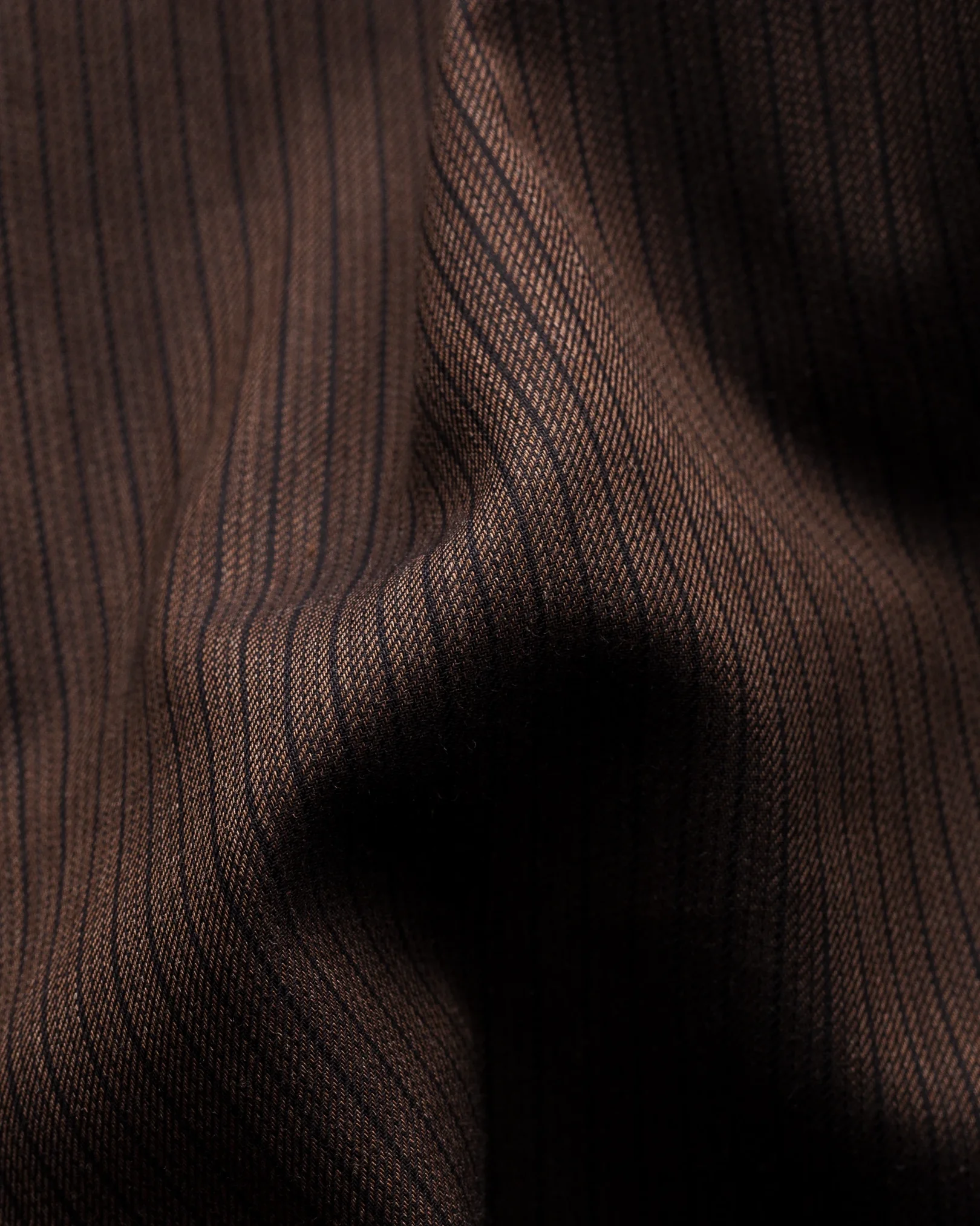 Eton - brown lightweight flannel