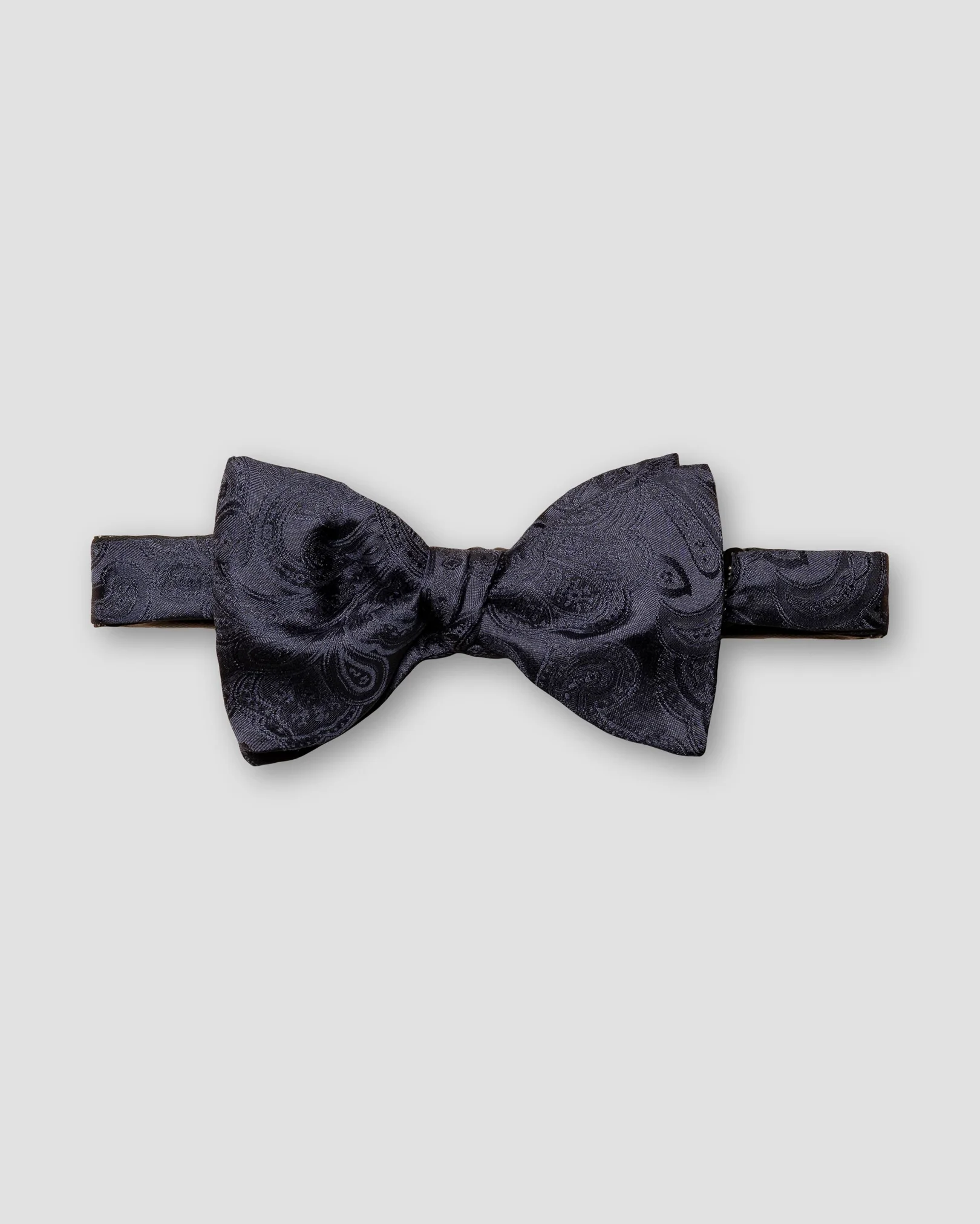 Eton - navy blue pure silk bow tie