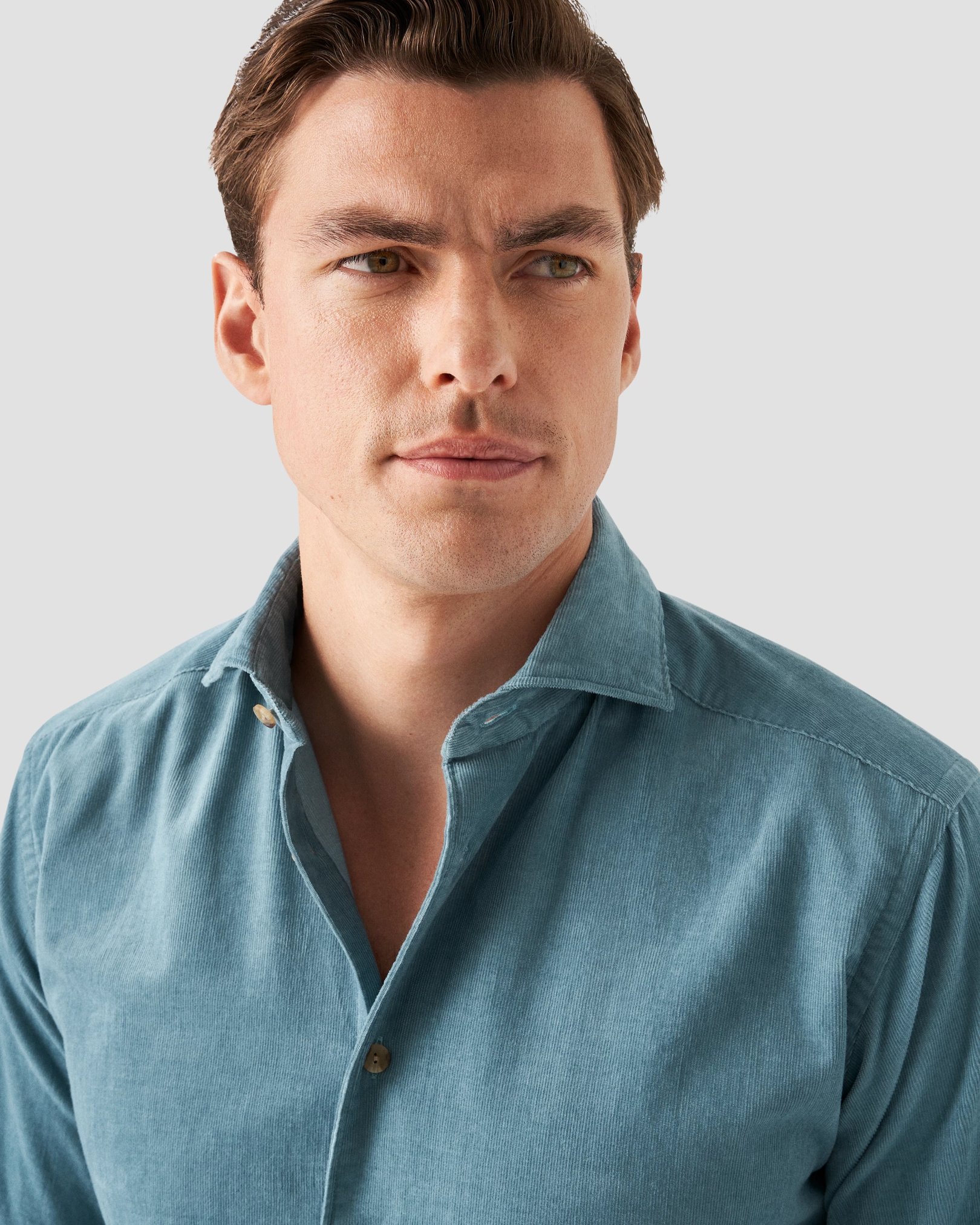Eton - mid blue corduroy