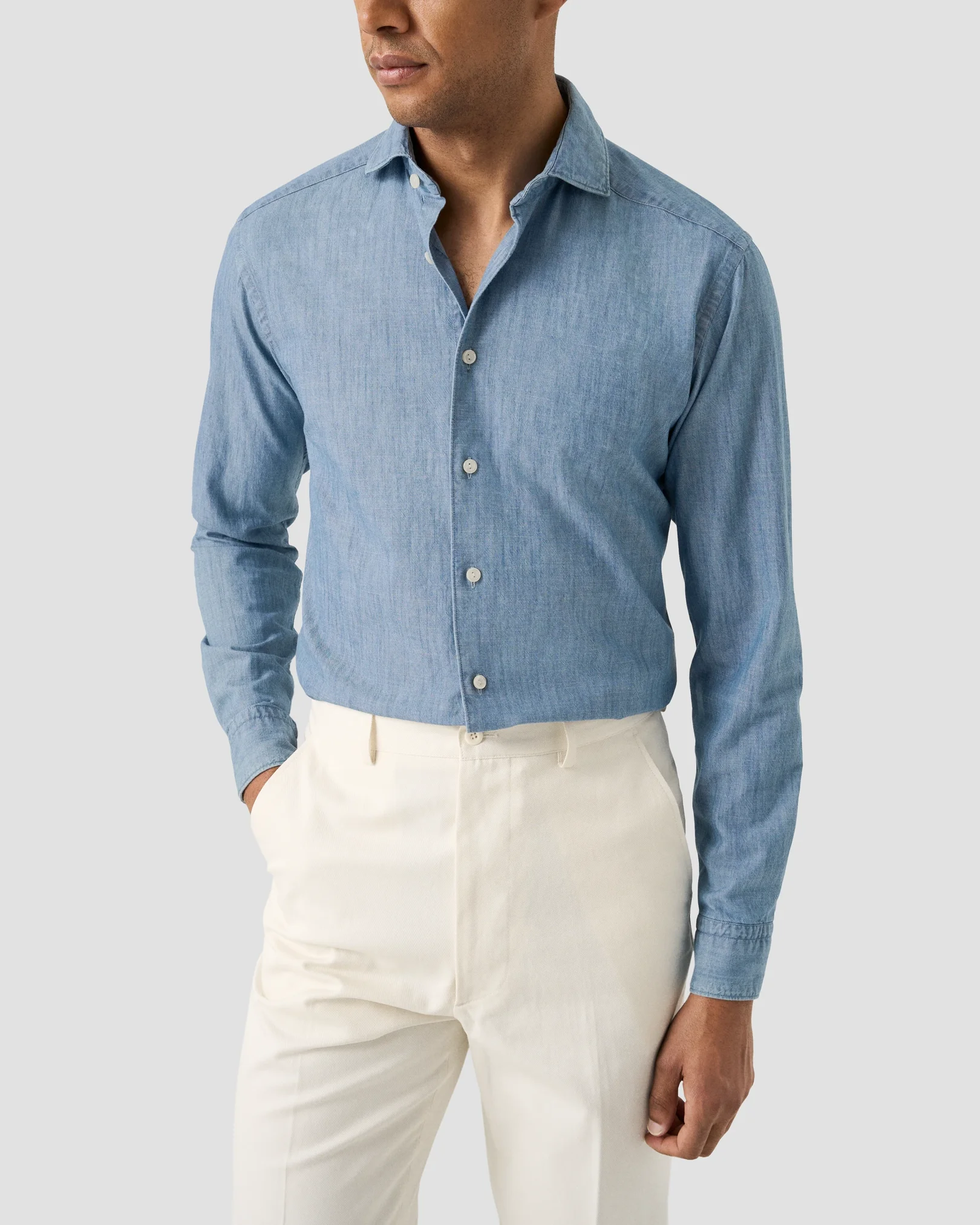 Eton - Light Blue Denim Shirt