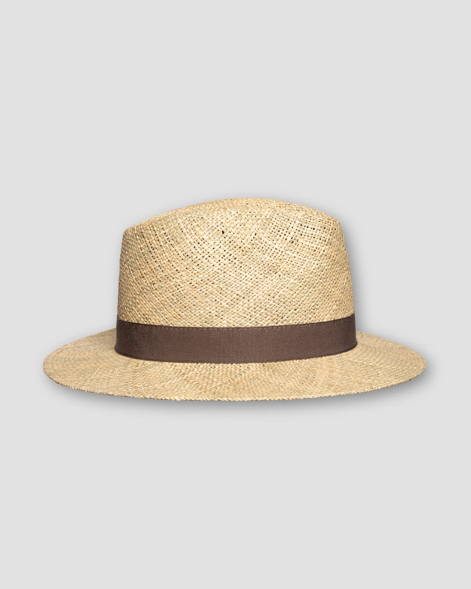 Eton - brown seagrass straw hat