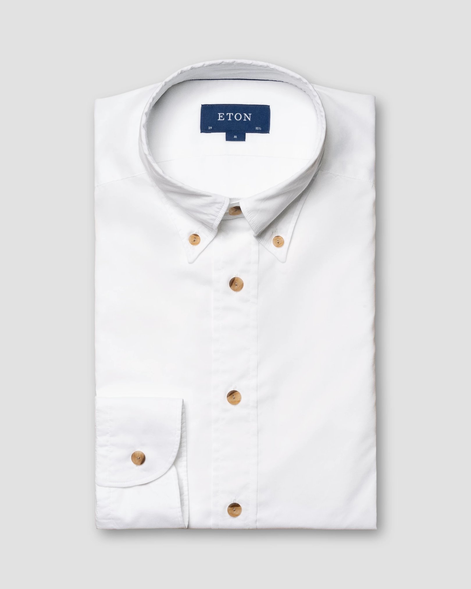 Eton - white poplin buttondown