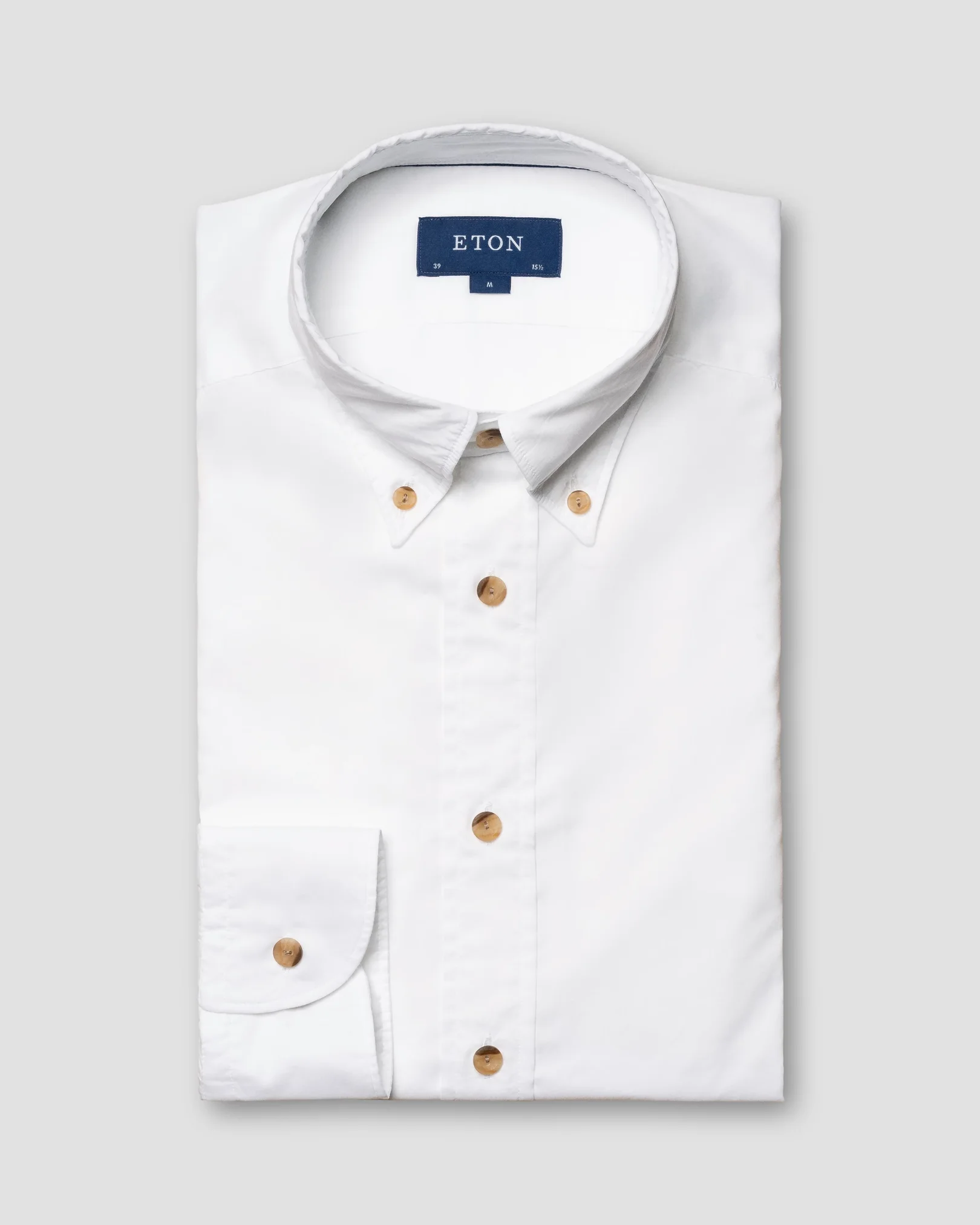 Eton - white poplin buttondown