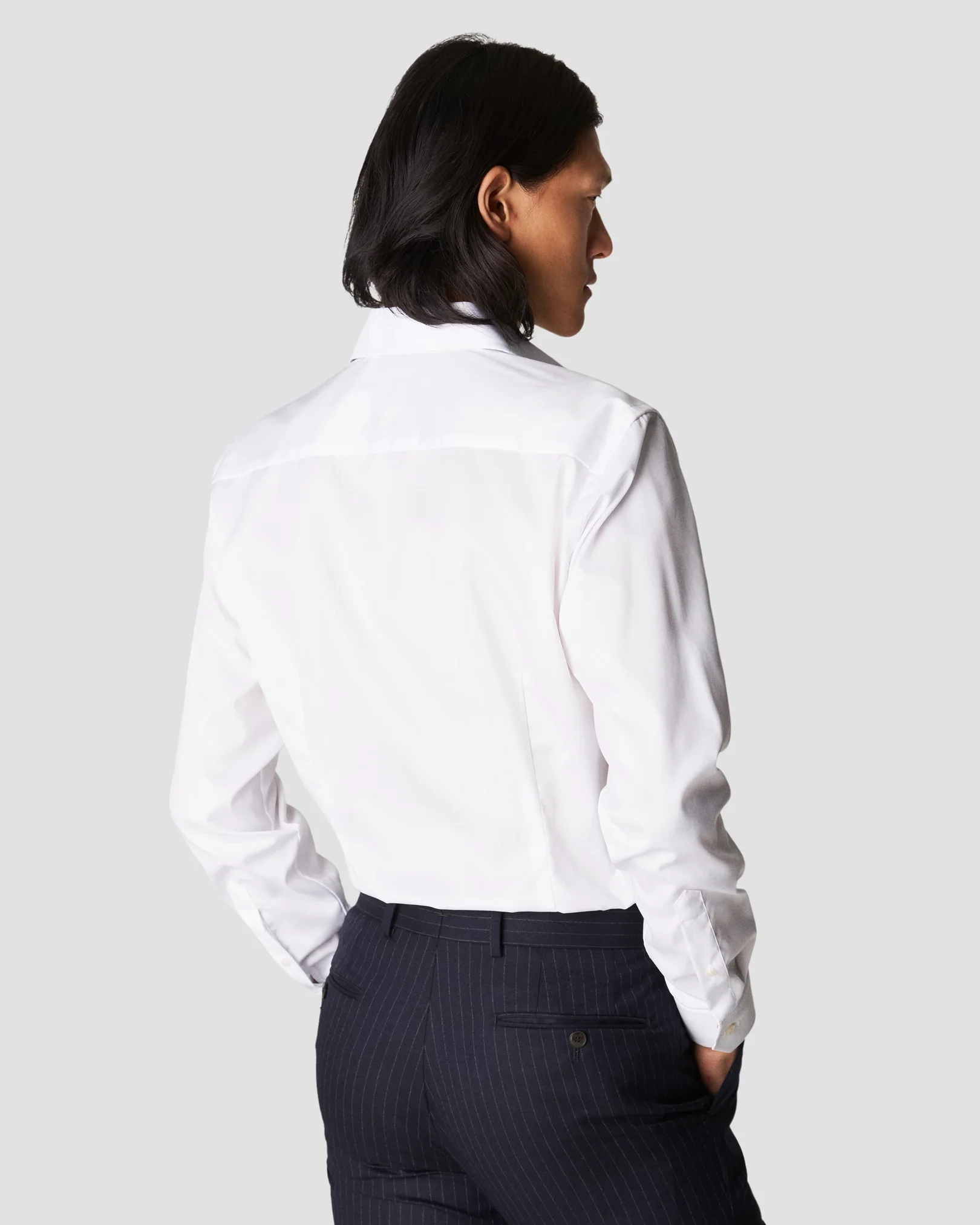 Eton - white signature twill special details