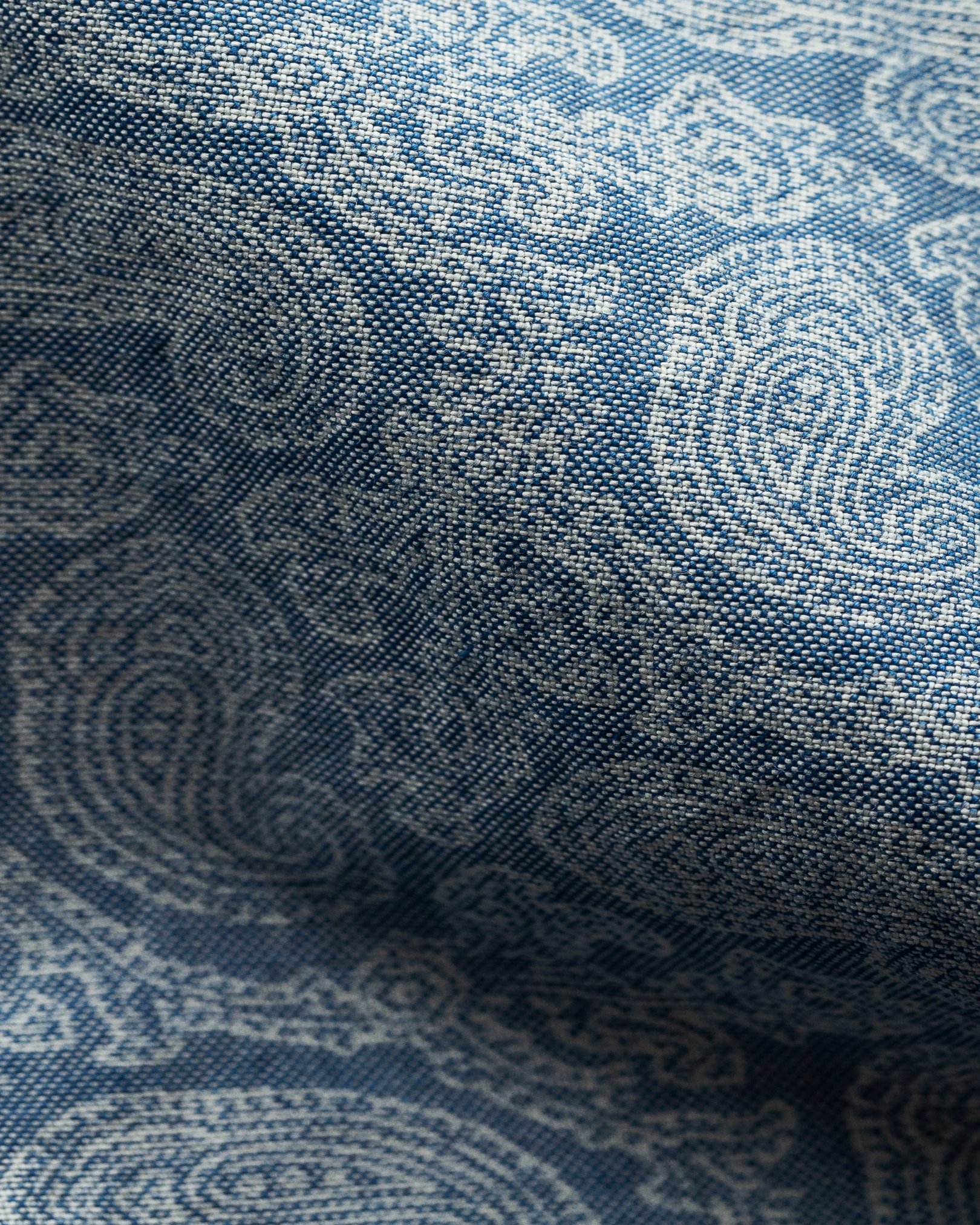 Eton - paisley indigo shirt