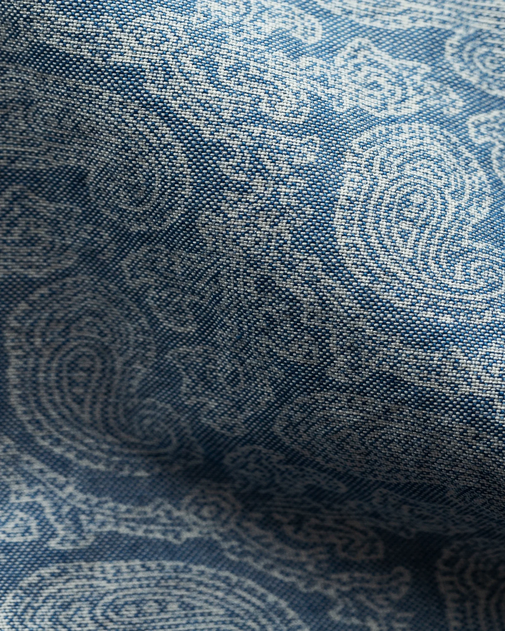 Eton - paisley indigo shirt