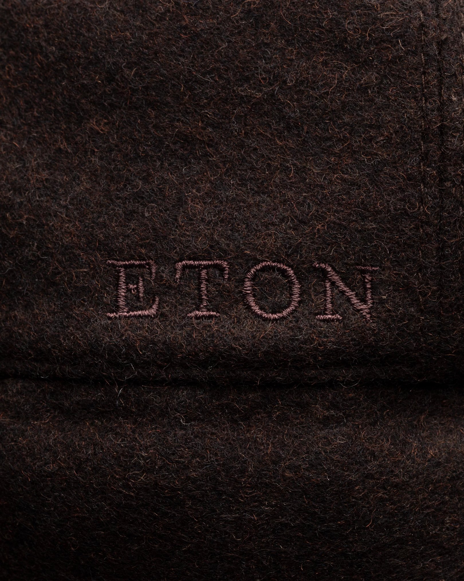 Eton - brown er flap cap