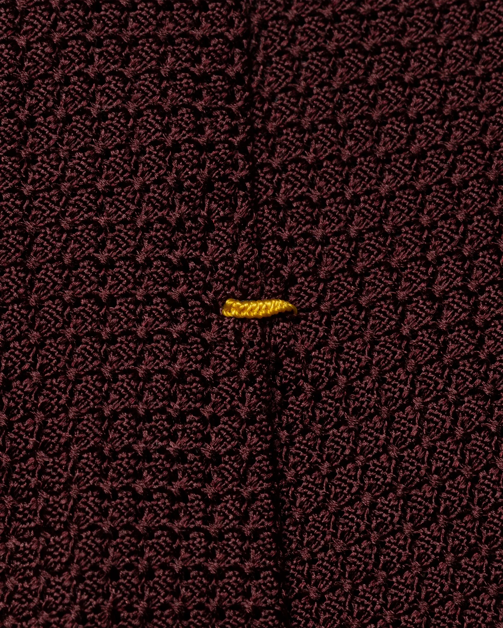 Eton - burgundy grenadine tie solid
