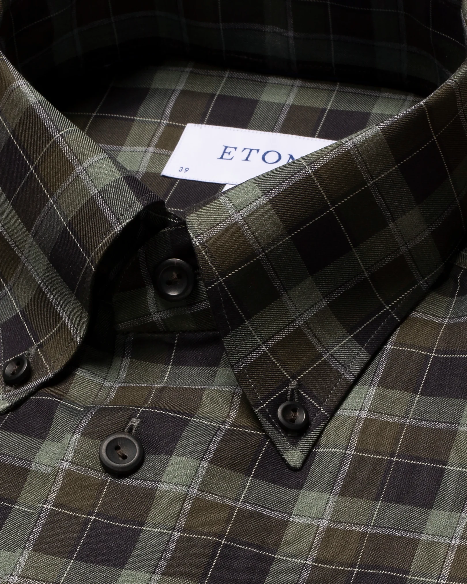 Eton - dark green flannel