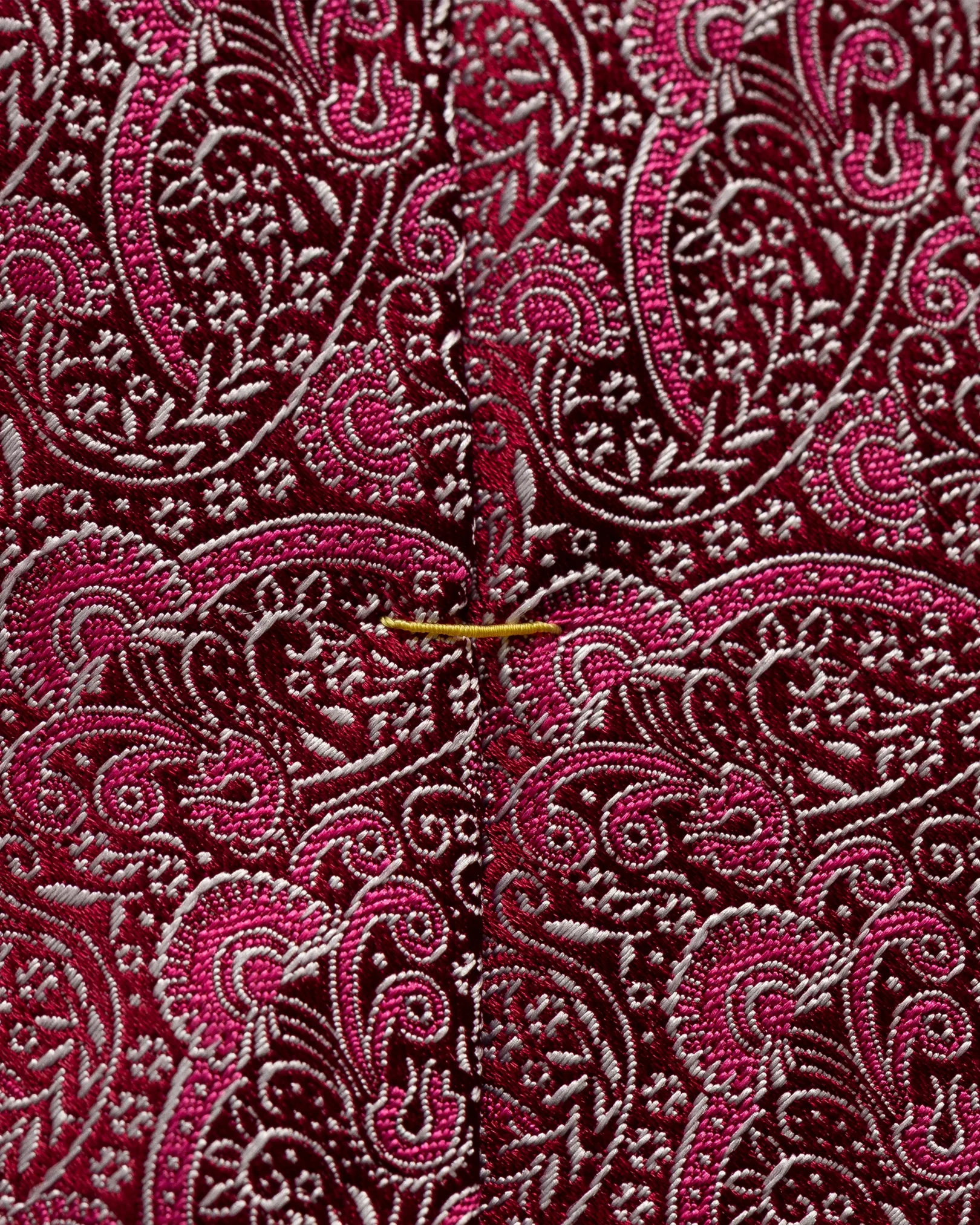 Eton - red paisley silk tie