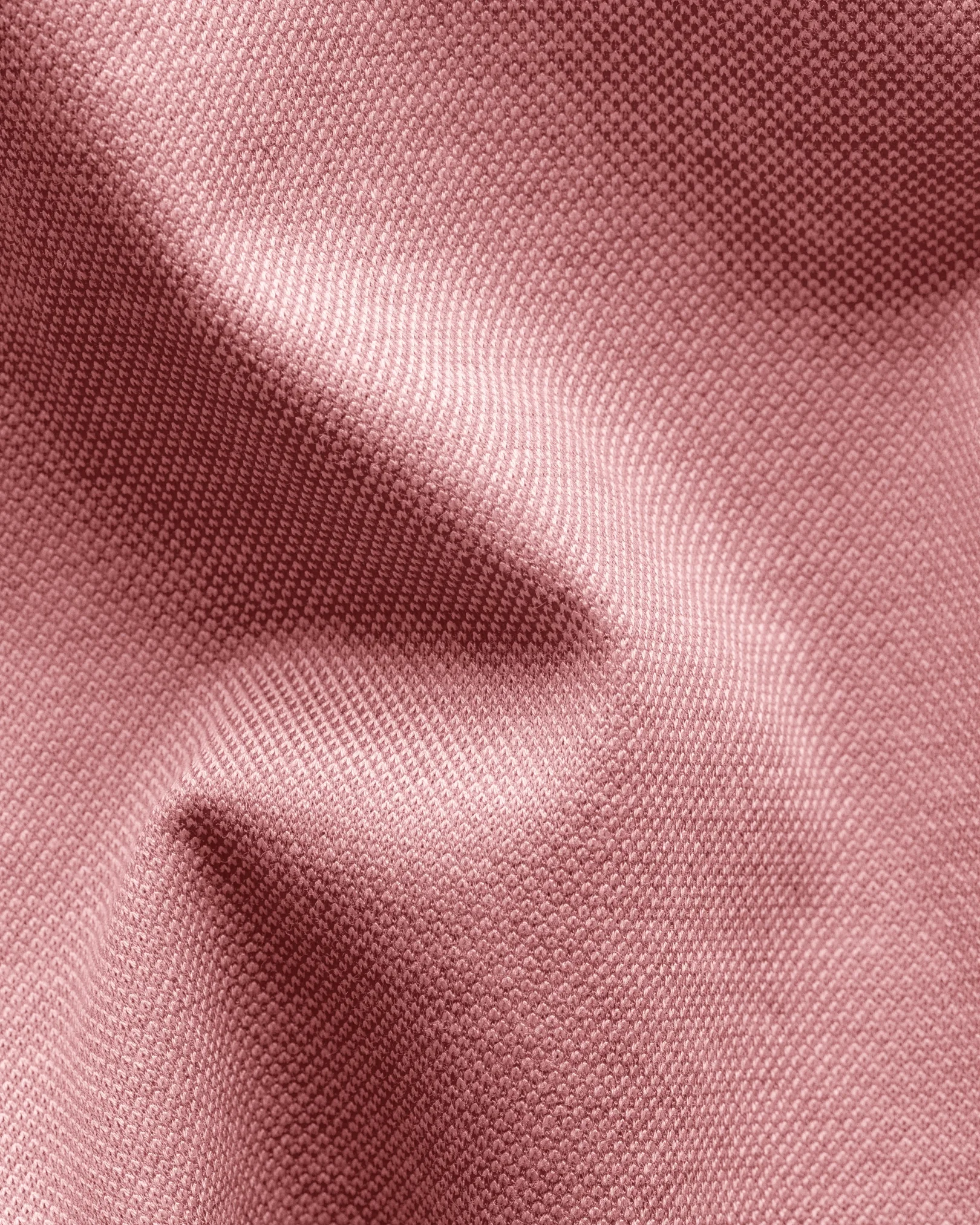 Eton - pink jersey button under short sleeve