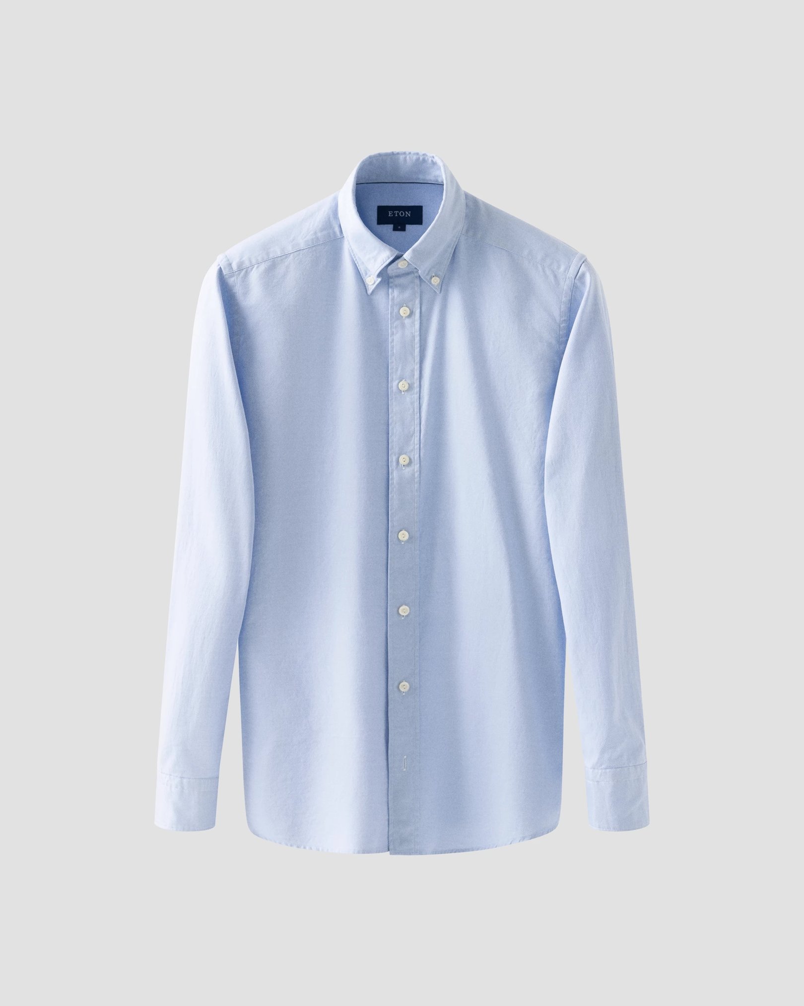Eton - Hellblaues Royal-Oxford-Hemd