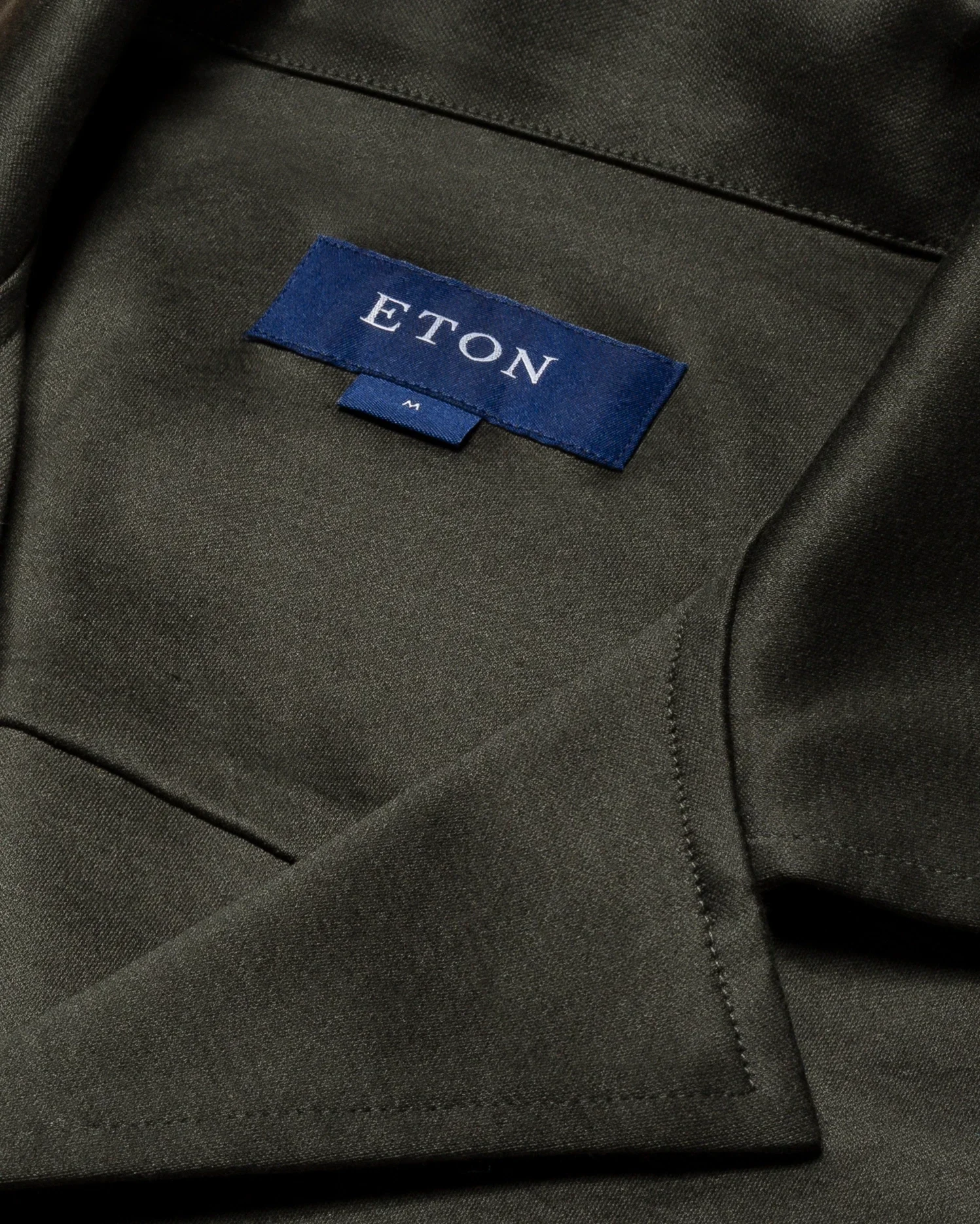 Eton - green filo di scozia resort shirt