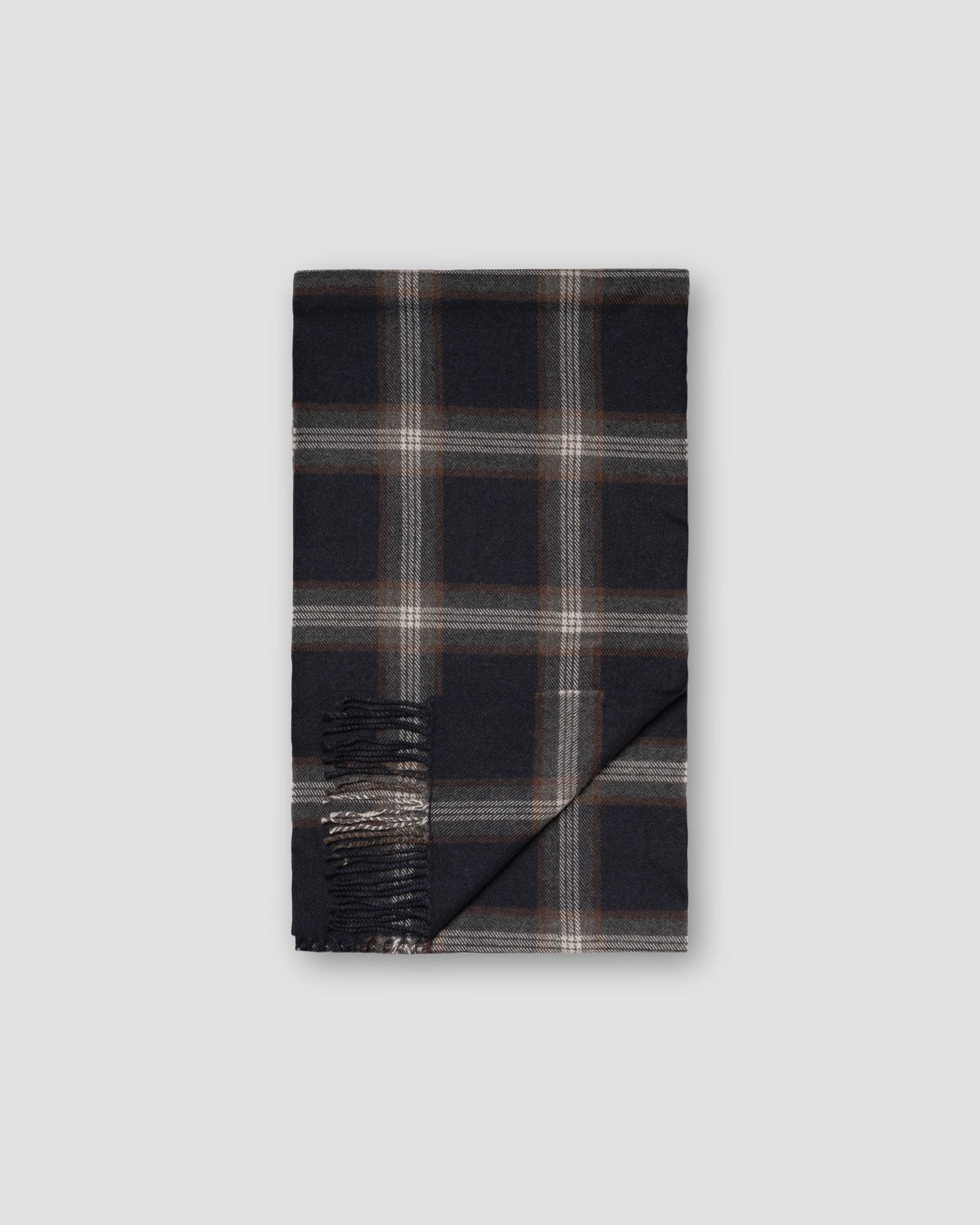 Eton - checked merino scarf