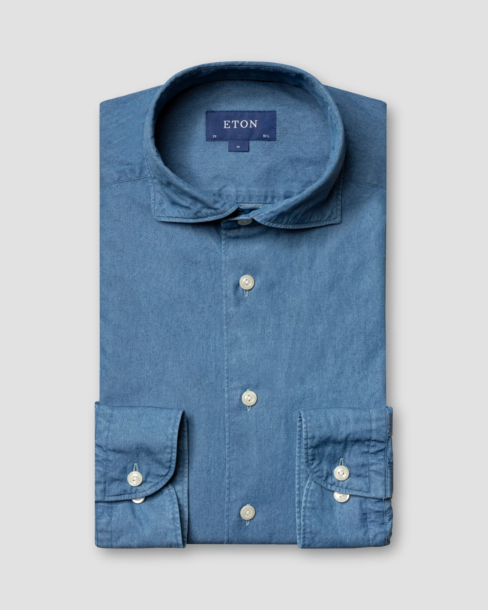 Eton - lightweight denim shirt soft