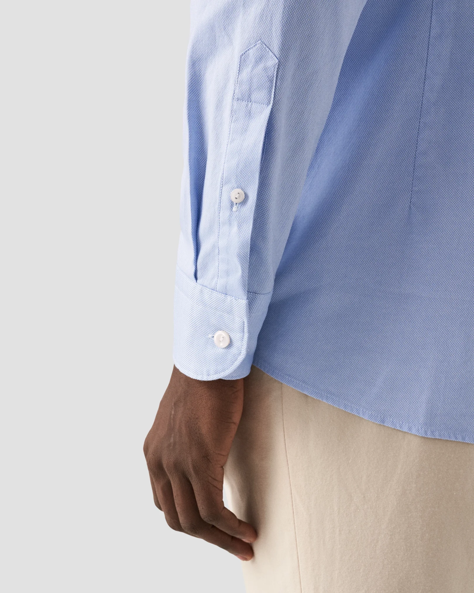 Eton - lightblue royal oxford shirt soft