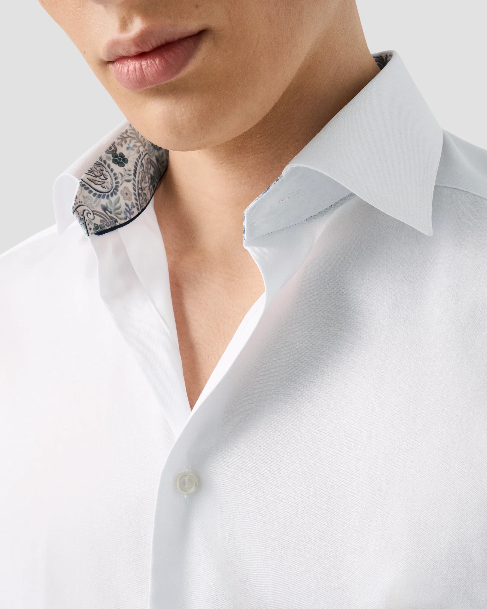 Eton - Solid Paisley Effect Shirt