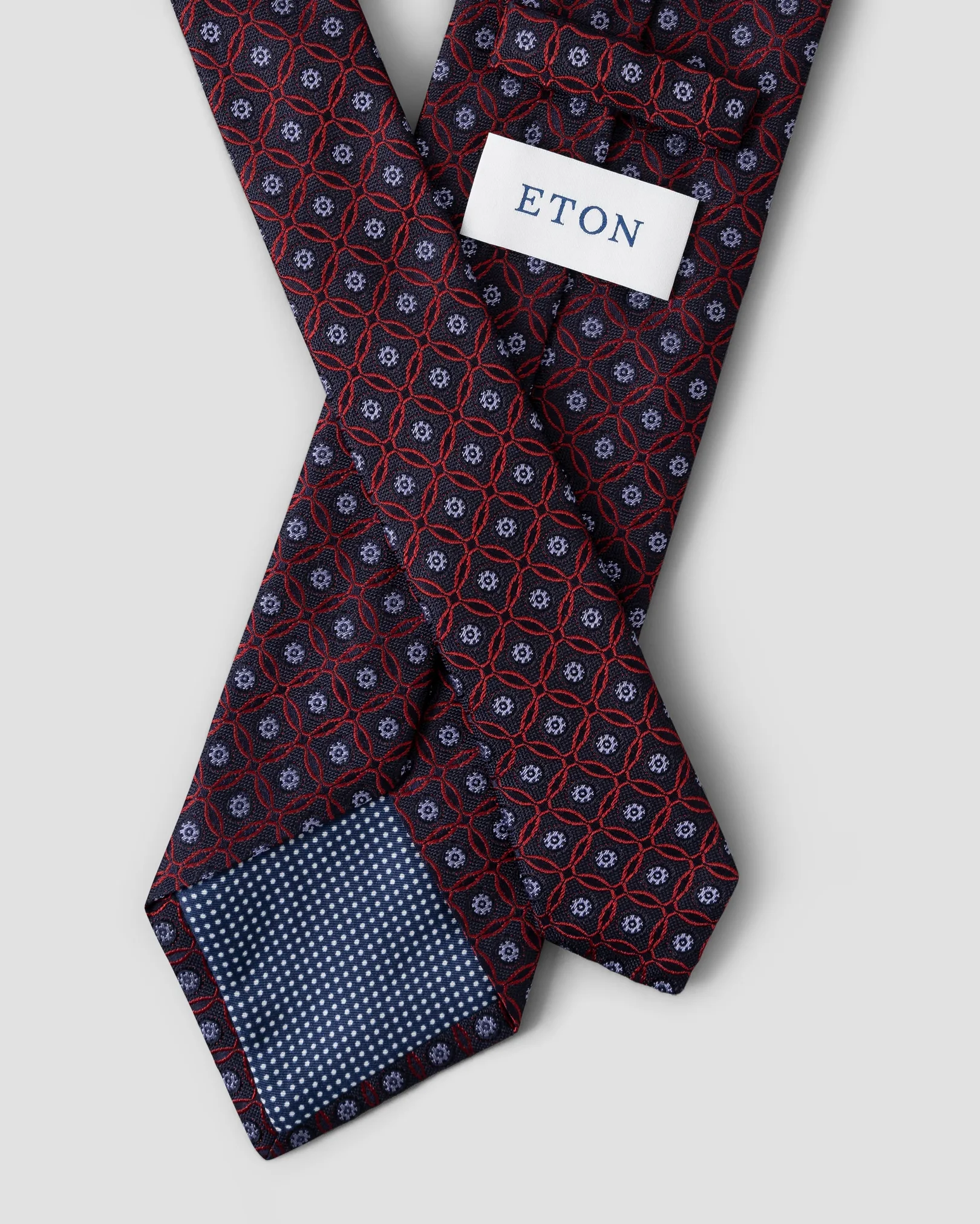 Eton - navy blue pure silk