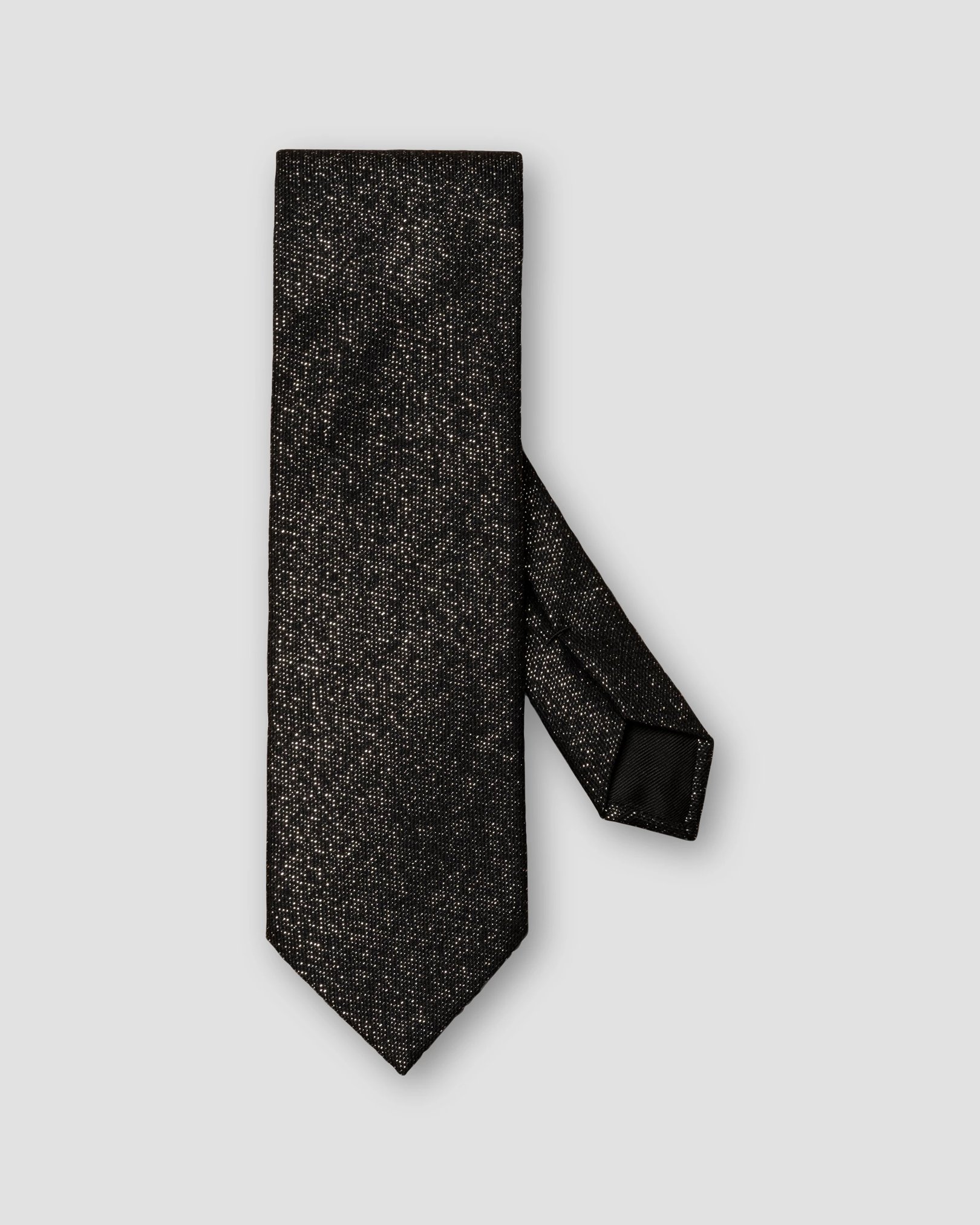 Eton - black wool blend tie