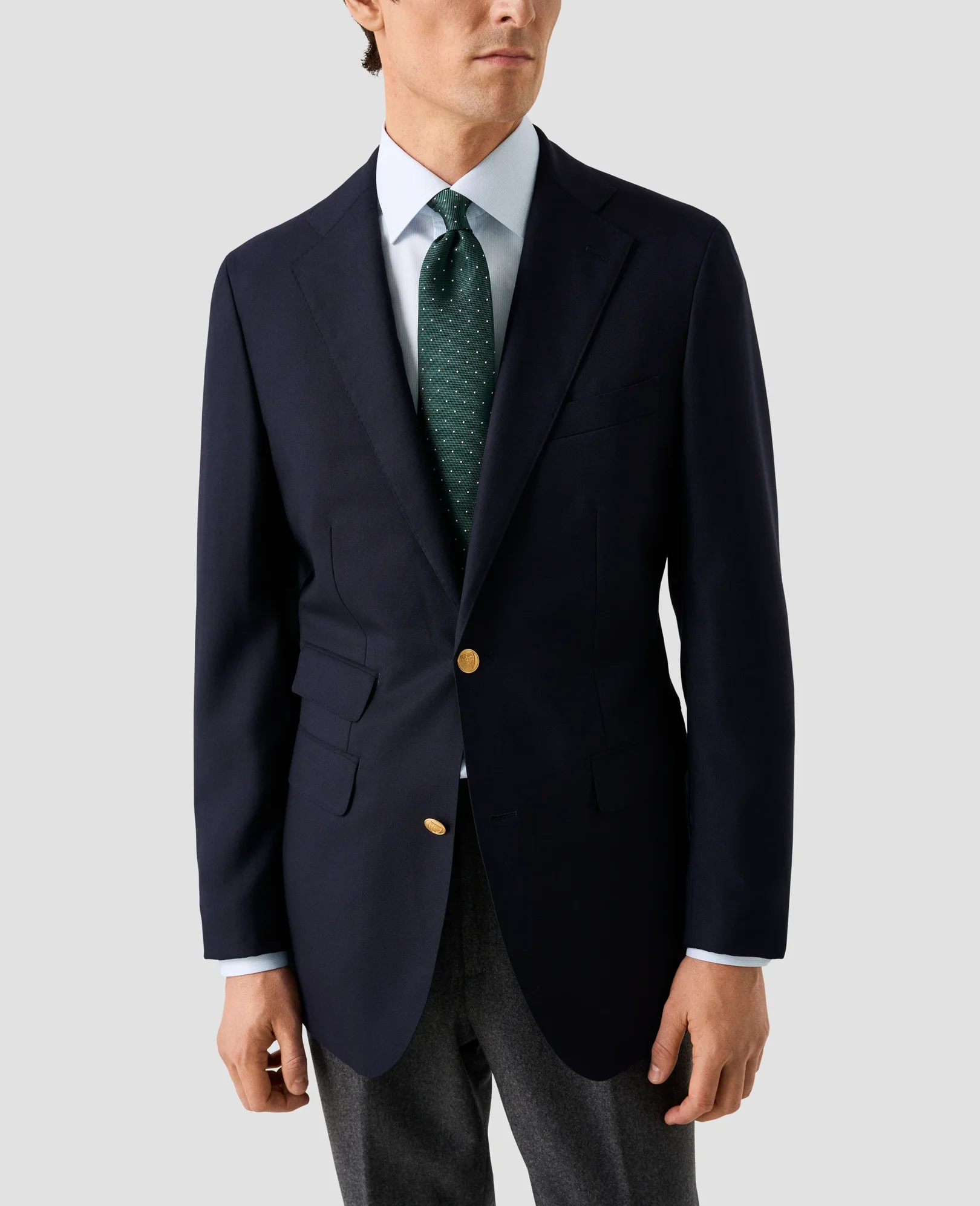 Eton - Fein gestreiftes Twill-Hemd