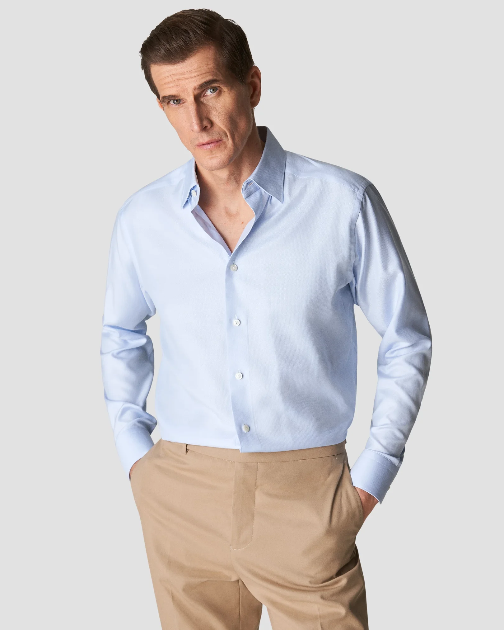 Eton - light blue cottontencel
