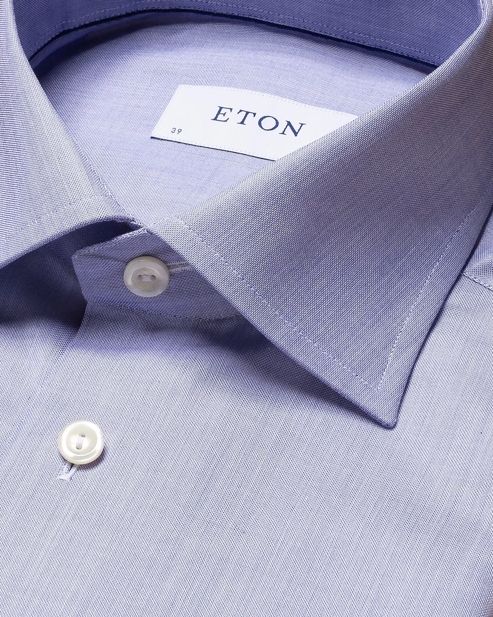 Eton - mid blue signature twill cutaway