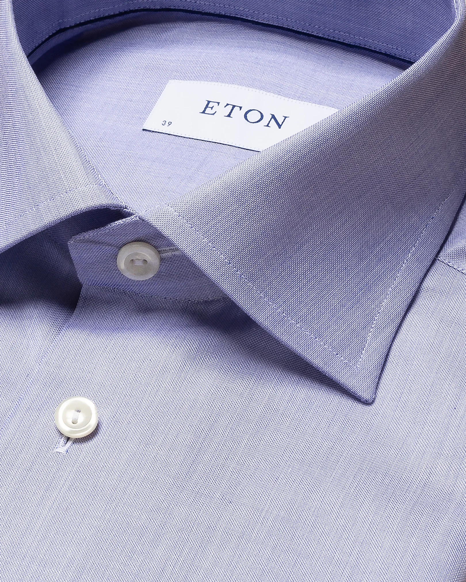 Eton - mid blue signature twill cutaway
