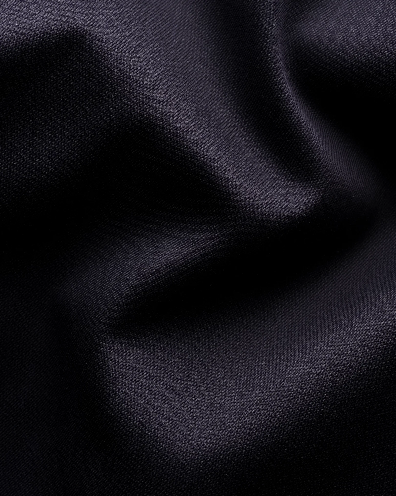 Eton - navy blue signature twill shirt with special details