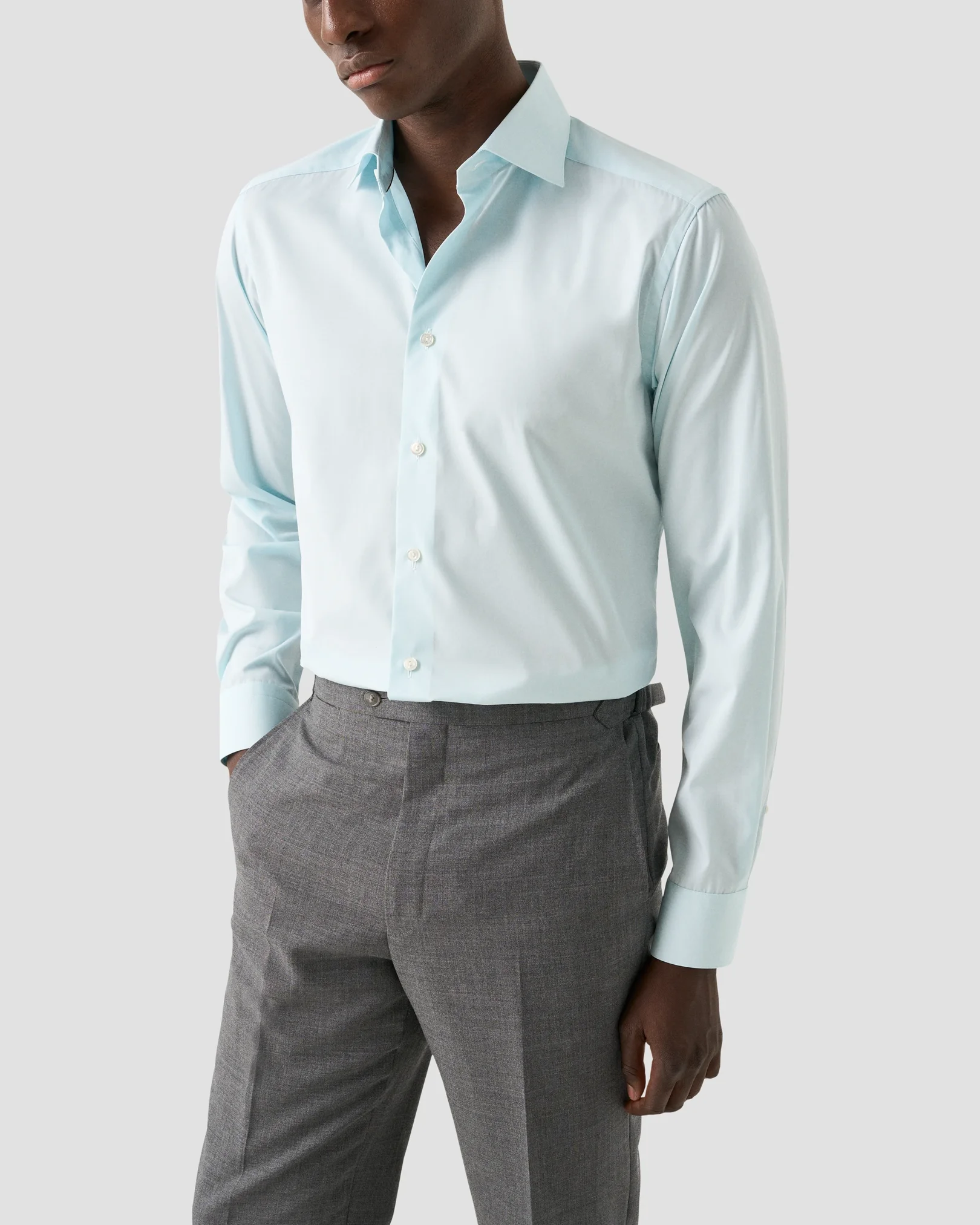 Eton - Chambray Elevated Poplin Shirt