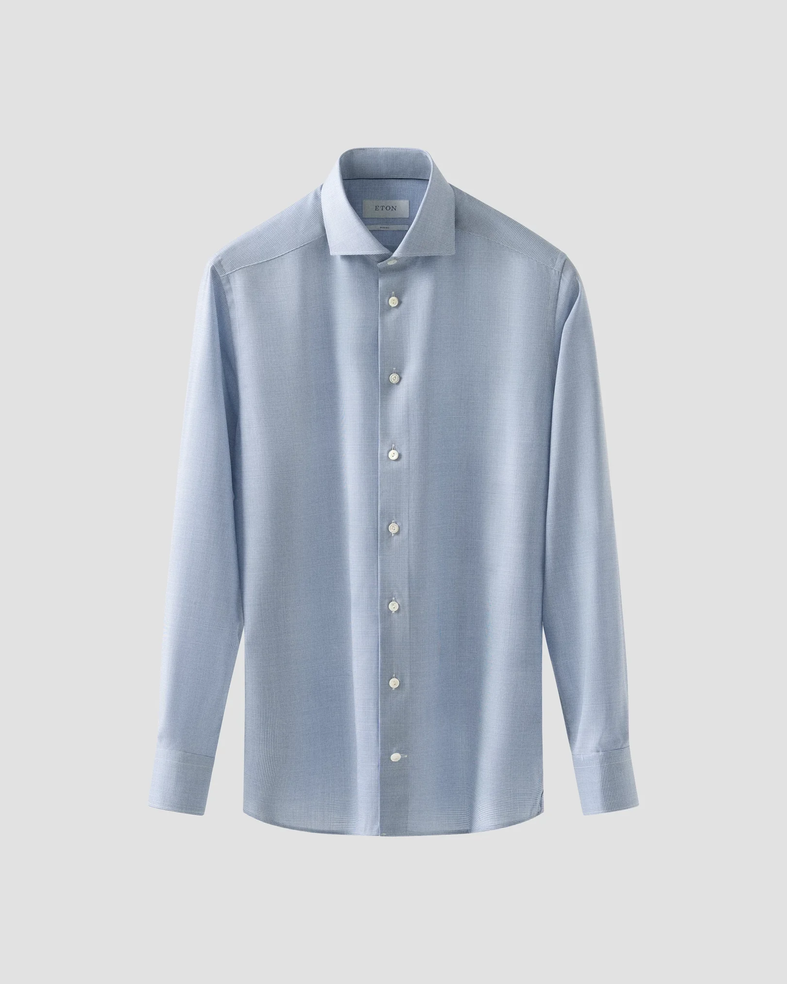 Eton - light blue super merino shirt
