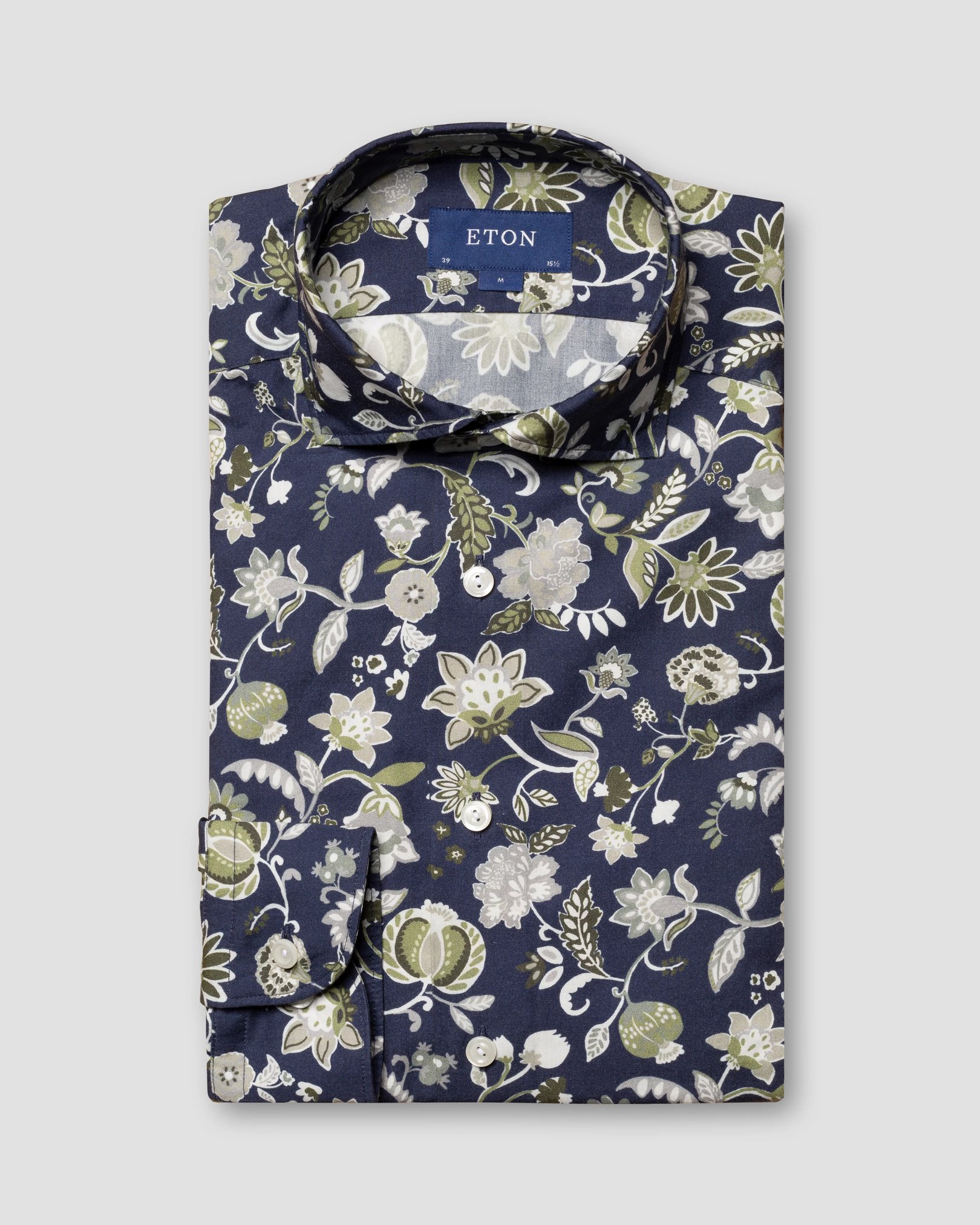 Eton - navy blue siganture twill