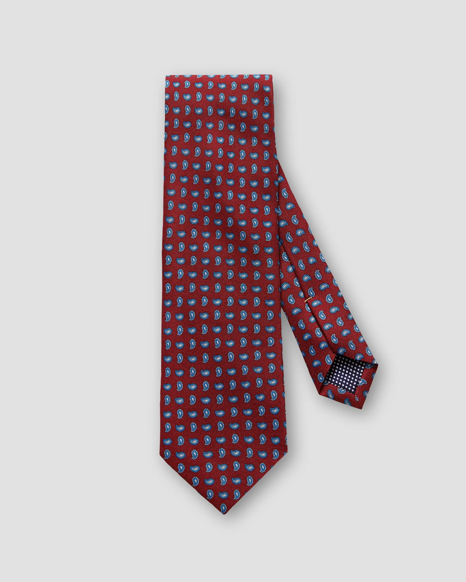 Eton - dark red paisley